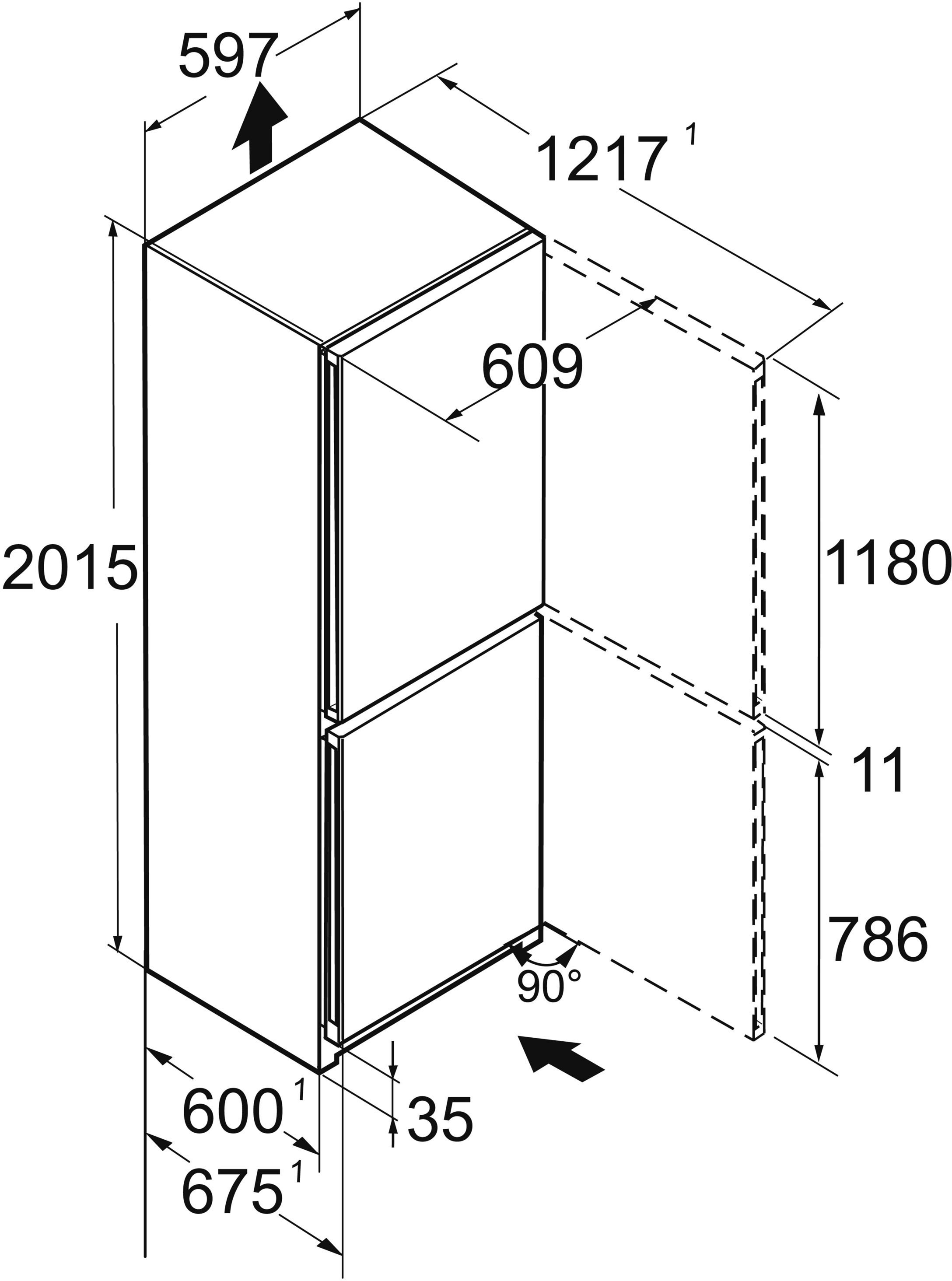 Liebherr Kühl-/Gefrierkombination »CBNsda 5753_994860051«, 10 Jahre Herstellergarantie inkl.
