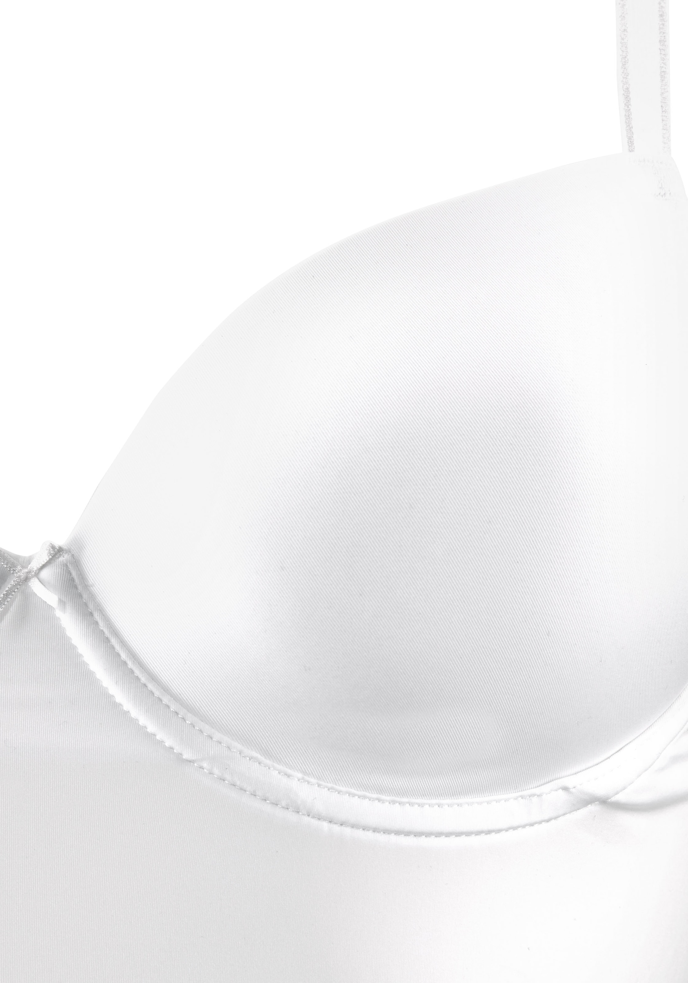LASCANA Schalen-BH-Hemd »Invisible Pink«, mit Bügel und Spacer Schalen