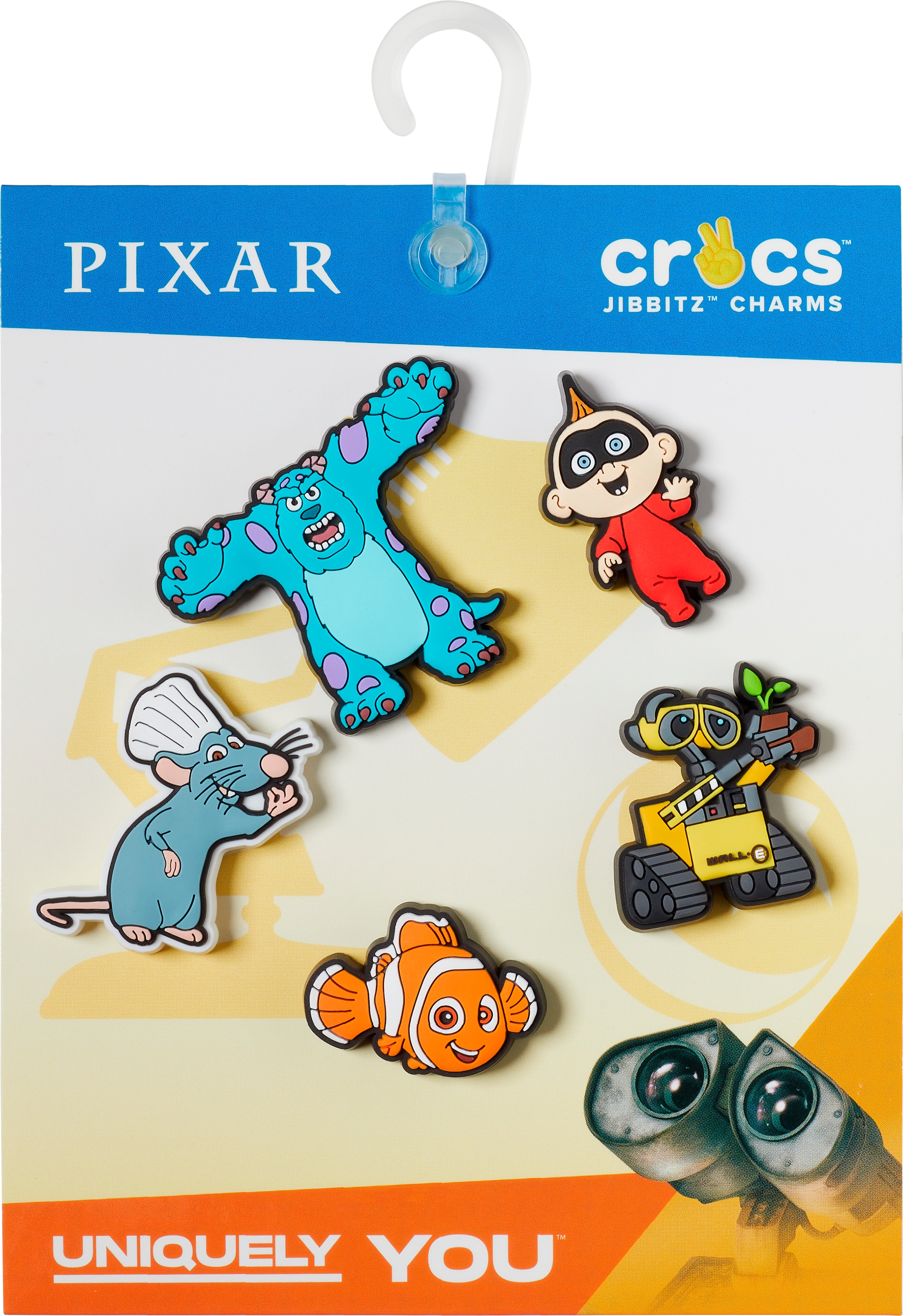 Crocs Schuhanstecker »Jibbitz™ Pixar«, (Set, 5 tlg., Kein Spielzeug. Nicht für Kinder unter 3 Jahren geeignet), mit verschiedenen Motiven