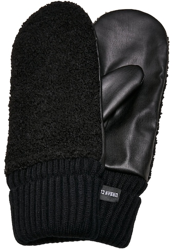 Baumwollhandschuhe »Unisex Sherpa Synthetic Leather Gloves«
