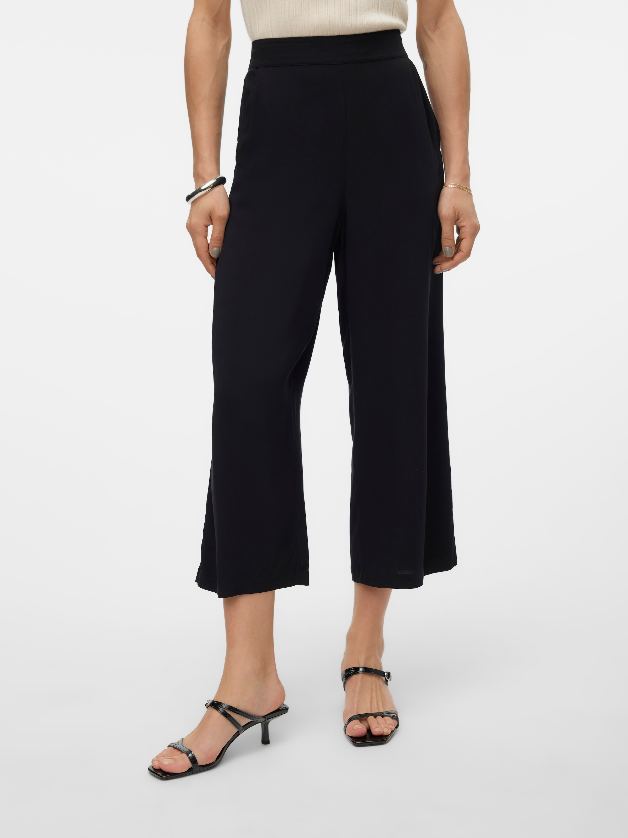 Vero Moda Schlupfhose "VMEASY JOY HW CULOTTE PANTS WVN GA" günstig online kaufen