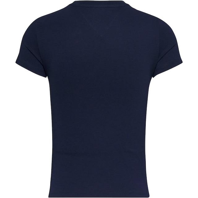 Black Friday Tommy Jeans T-Shirt »TJW SLIM ESSENTIAL LOGO 1 SS«, mit  Logoschriftzug | BAUR