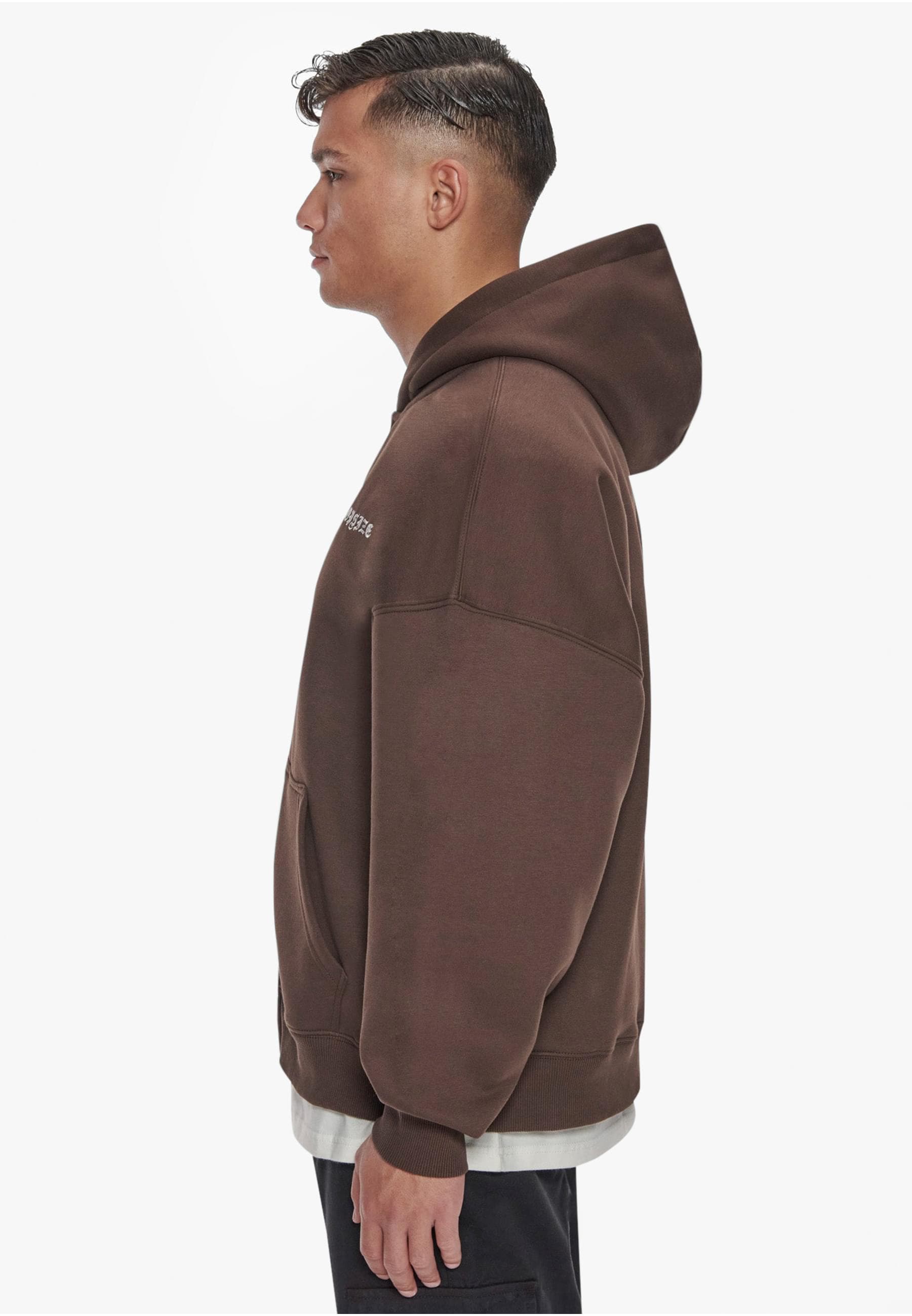 Dropsize Sweatjacke »Dropsize Herren Heavy Oversize Logo Zip Hoodie«
