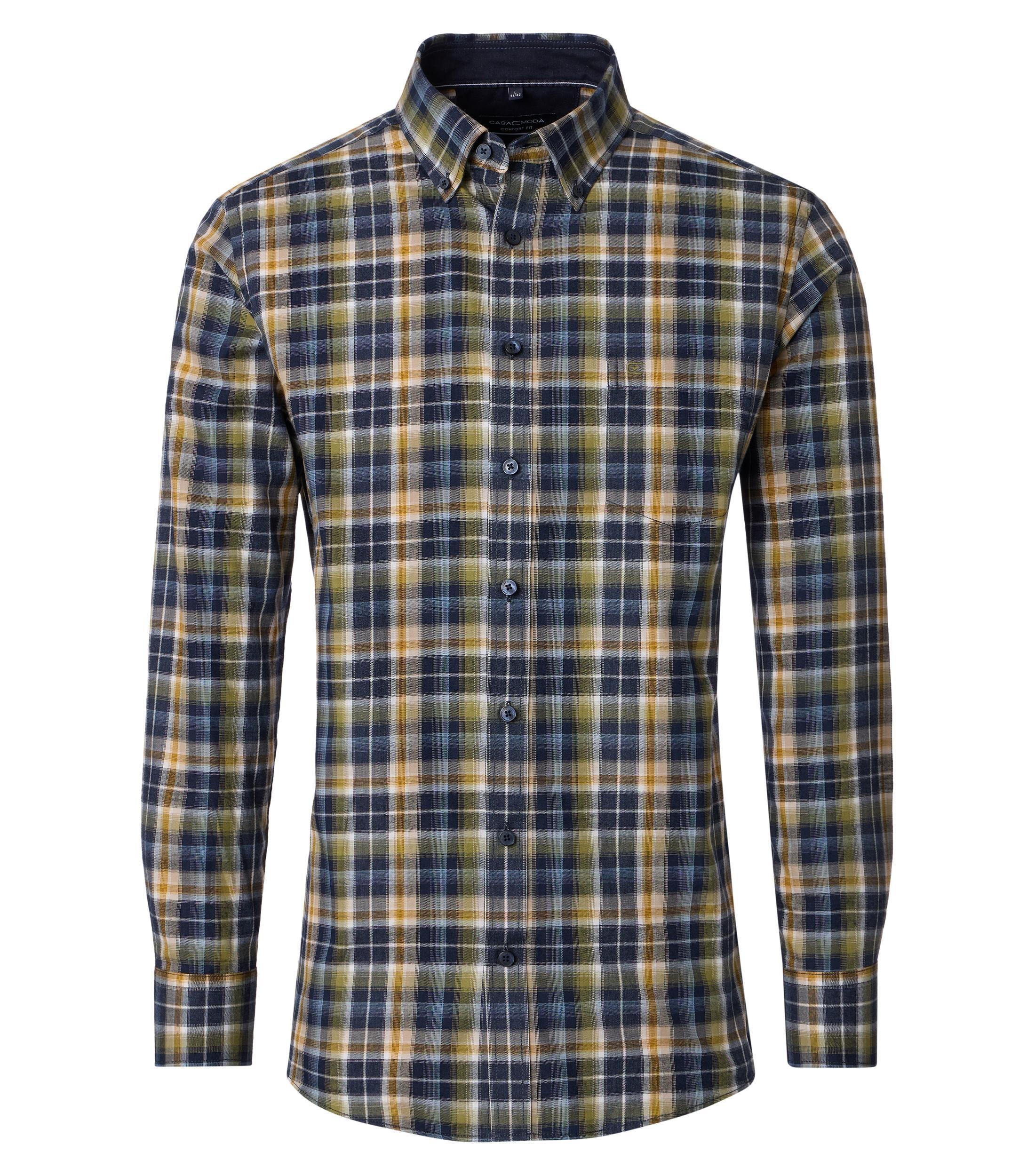 CASAMODA Langarmhemd "CASAMODA Freizeithemd kariert" günstig online kaufen