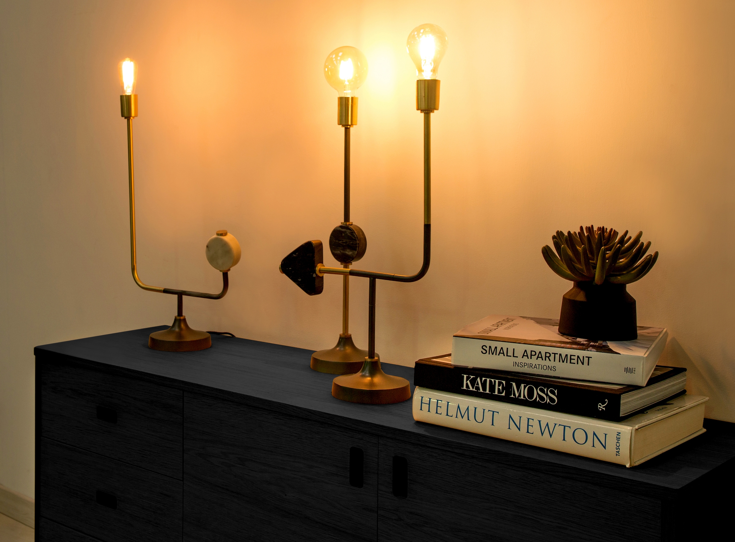 Kayoom Tischleuchte »Tischlampe Casey 287«, 1 flammig, Leuchtmittel E27 | ohne Leuchtmittel, puristisches Design, vielseitig kombinierbar