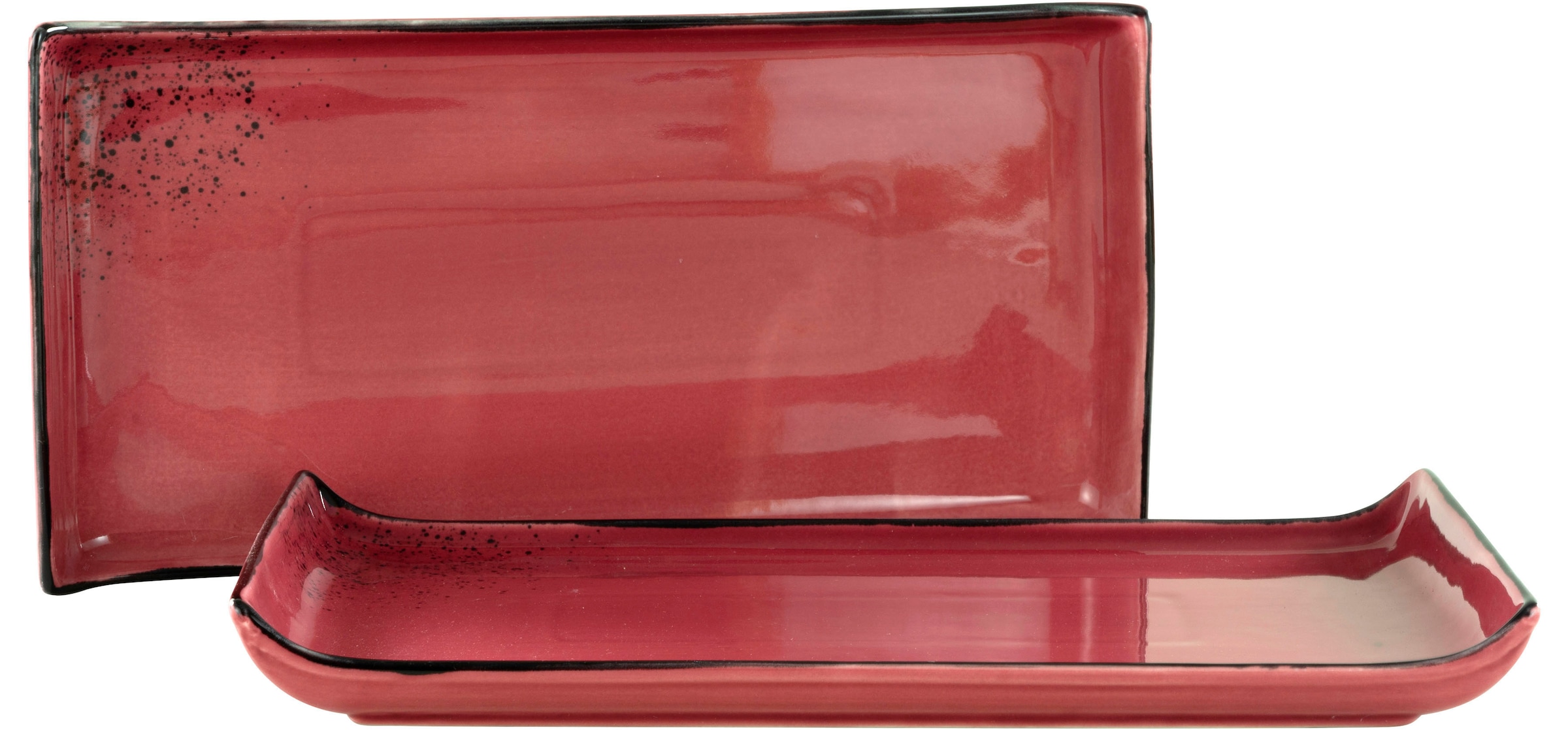 CreaTable Servierplatte "Nature Collection" Servier Set, 33x16,5 cm