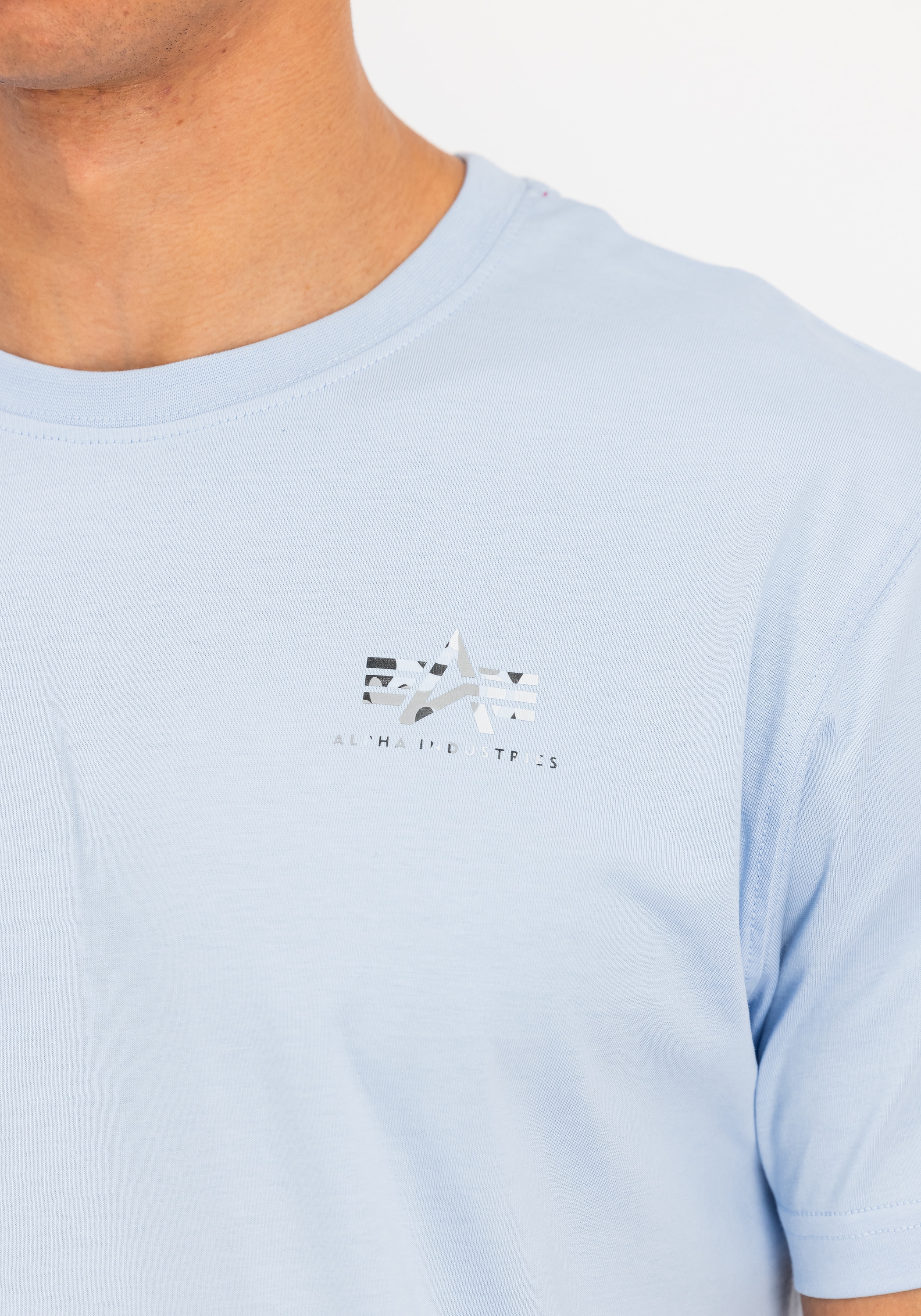 Alpha Industries T-Shirt »Backprint T-Shirt Mirror Camo«