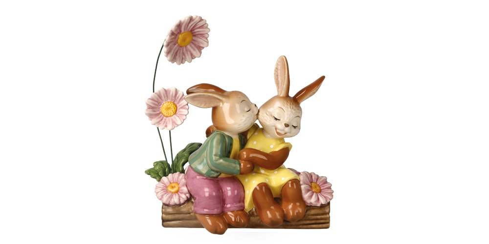 Goebel Osterhase »Hasenpaar so lieb hab ich dich!« Limitiert auf 3000 Stück, mit Zertifikat