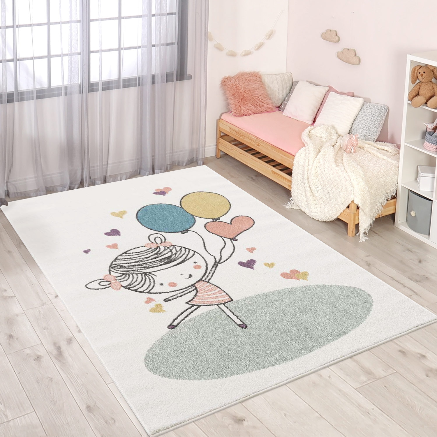 Carpet City Kinderteppich "Anime9393" rechteckig 11 mm Höhe Spielteppich, M günstig online kaufen