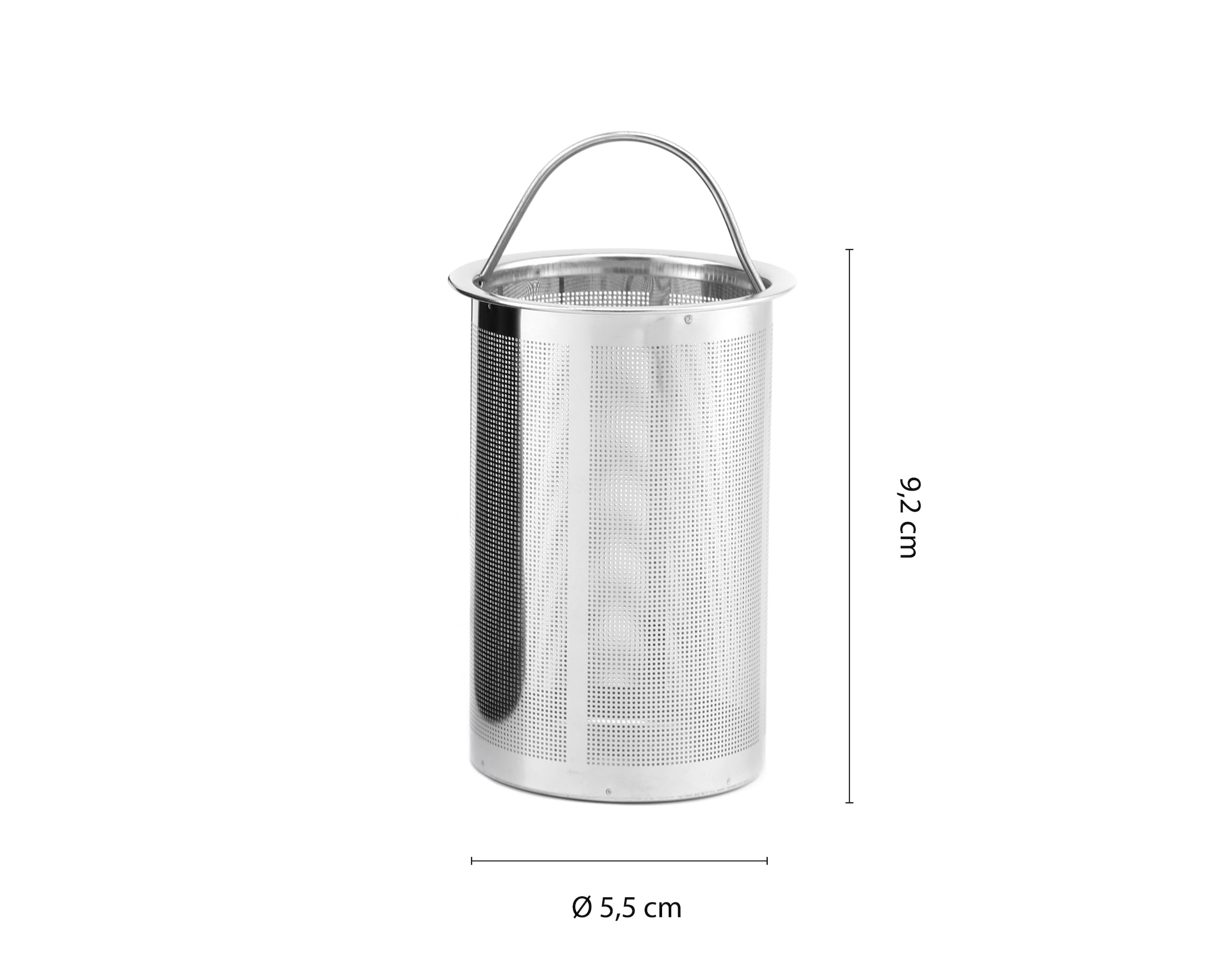 ECHTWERK Teekanne, 1 l, feiner Siebeinsatz, doppelwandig, Edelstahl, Thermofunktion, 1000 ml
