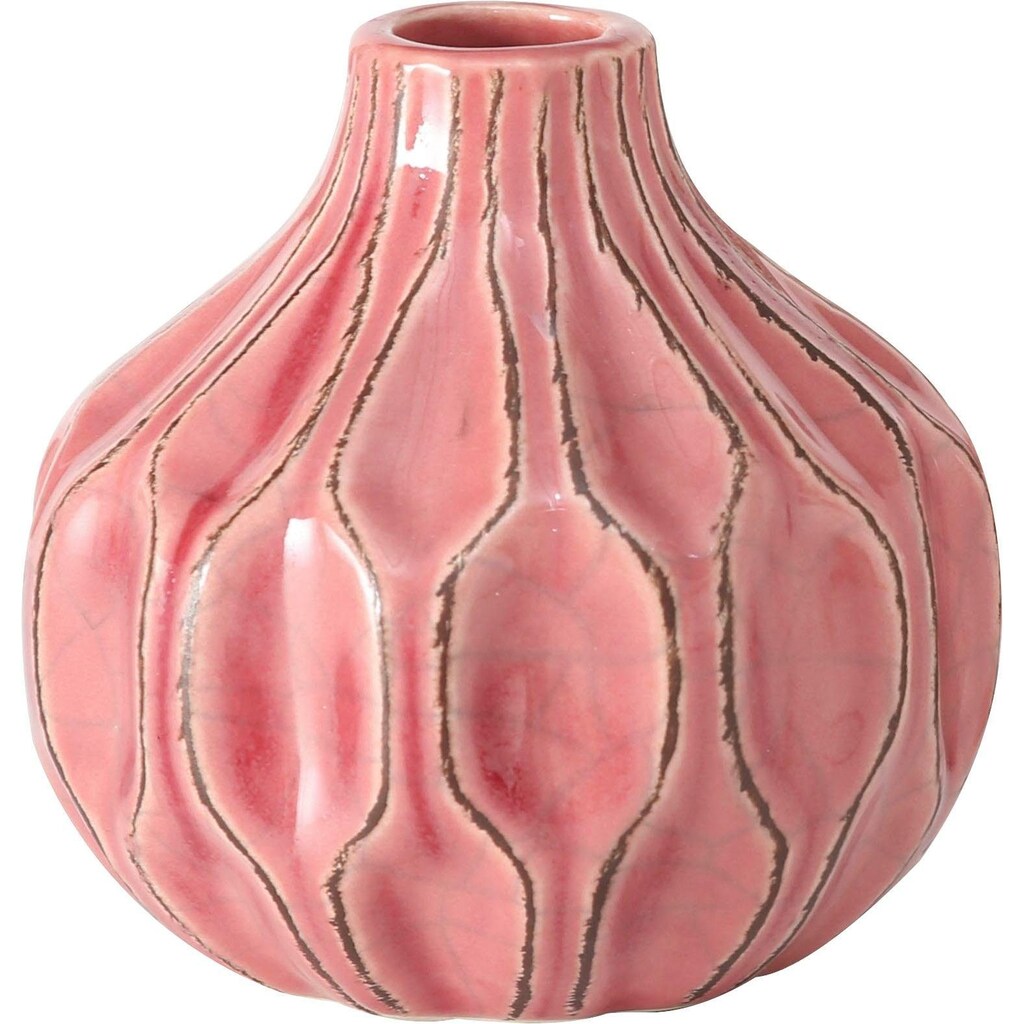 BOLTZE Kugelvase »Lena«, (Set, 3 St.), aus Keramik