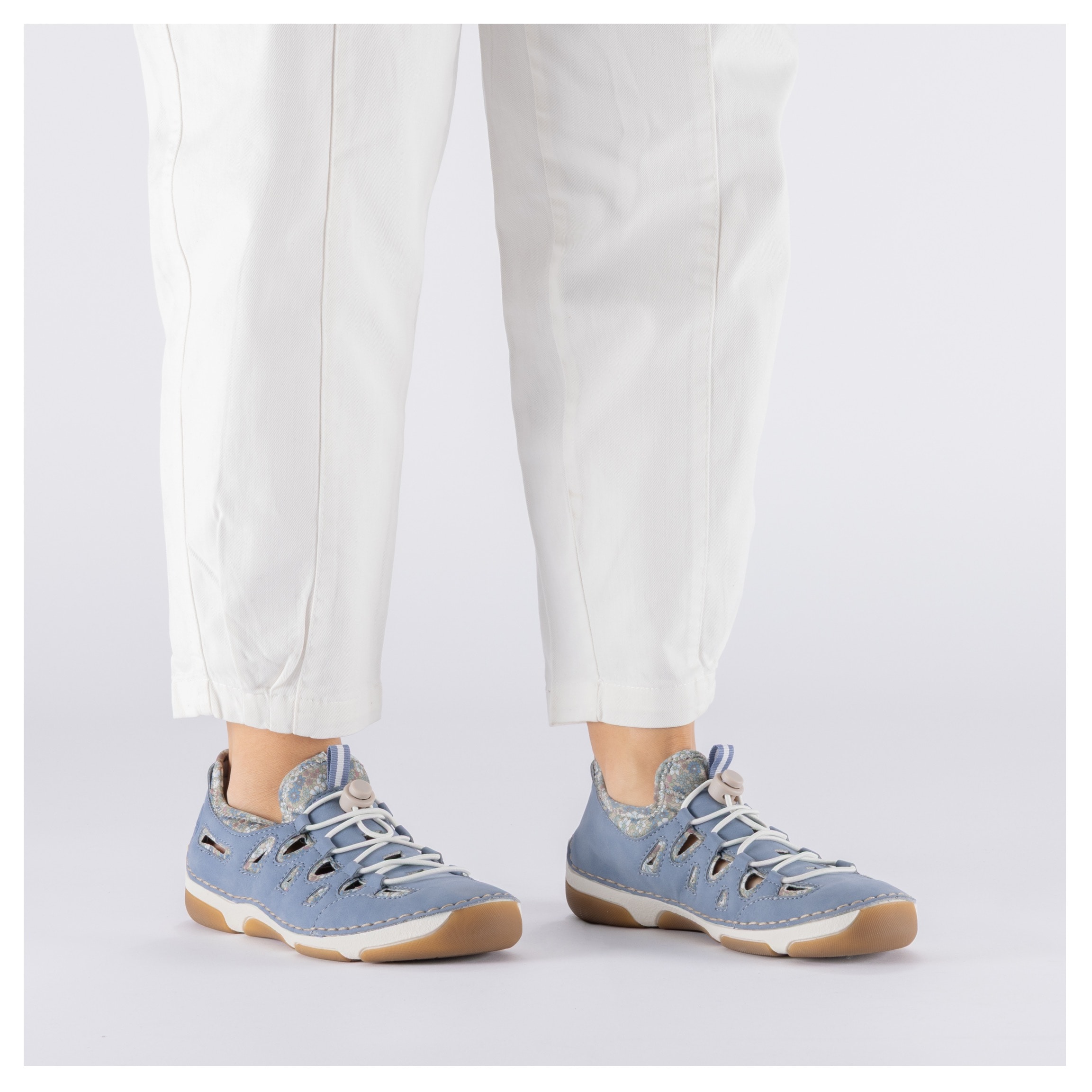 Rieker Slip-On Sneaker  Barfußschuh, Halbschuh, Slipper mit Schnellverschluss