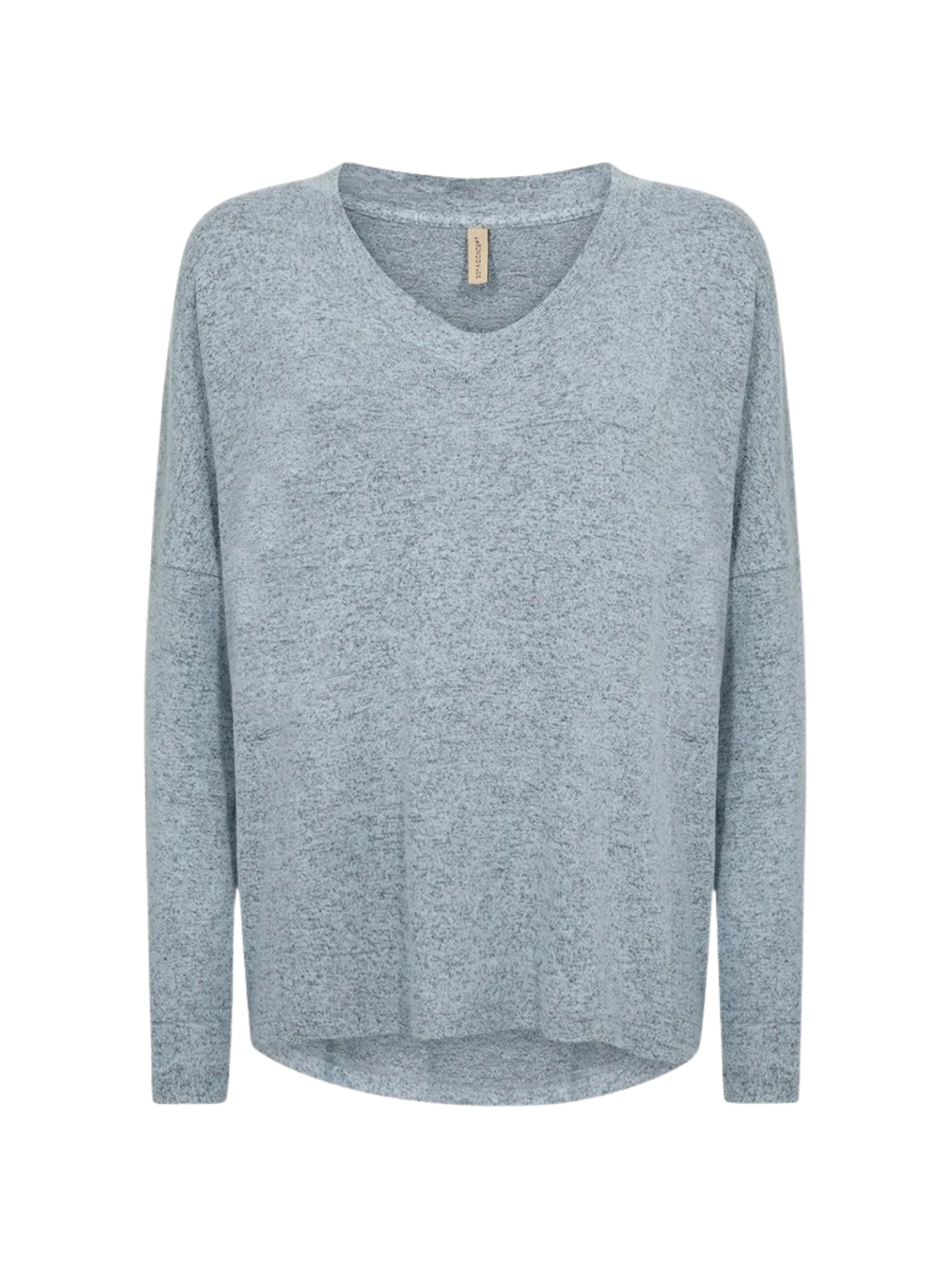 SOYACONCEPT Damen Kurzarmhemd "Soya Concept T-shirt SC-BIARA"96250 windsurfer, Gr. L, Obermaterial: 74% Viskose, 21% Polyester, 5% Elasthan, Hemden