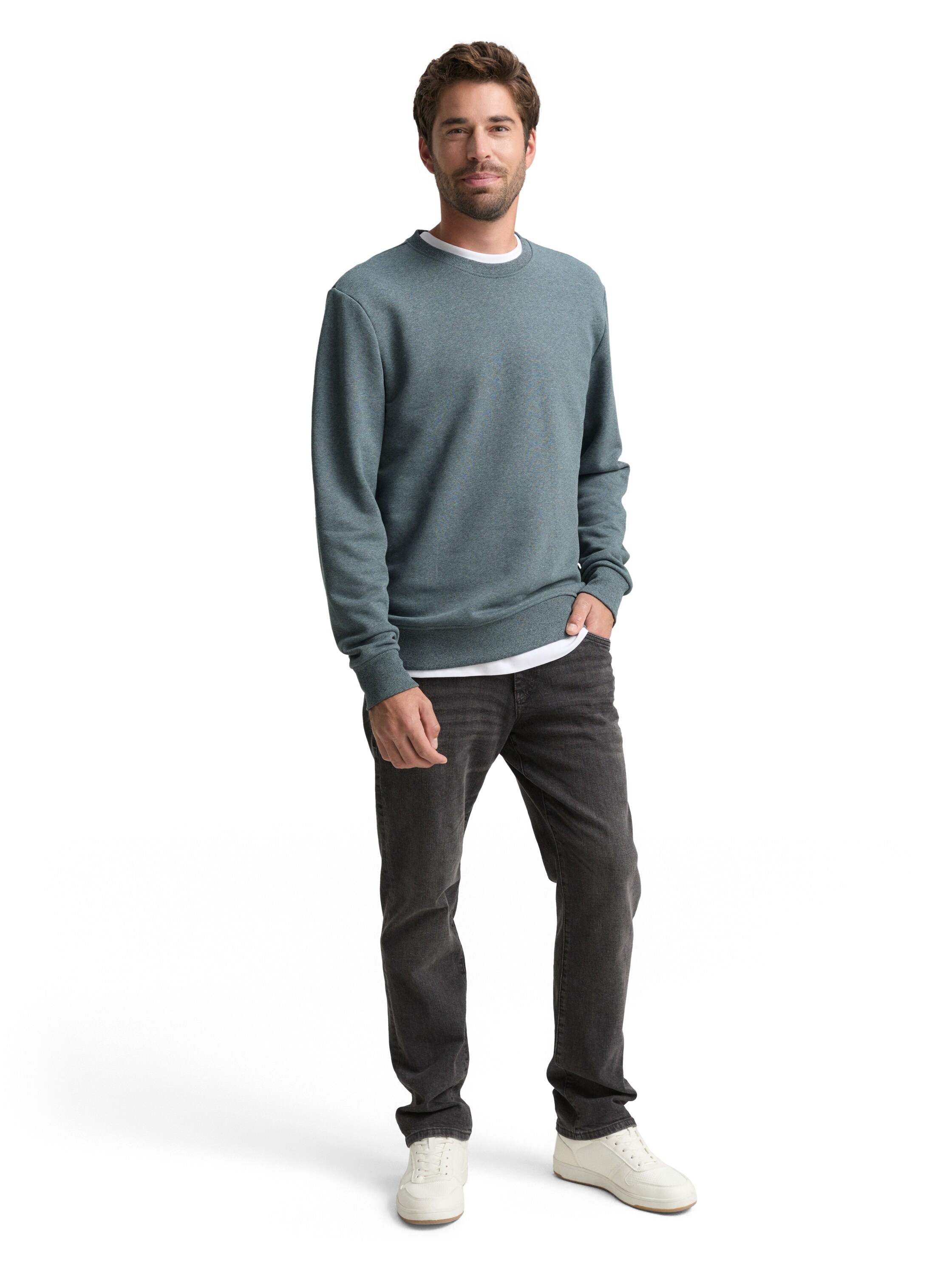 TOM TAILOR Sweatshirt , mit Logo Stickerei am Arm
