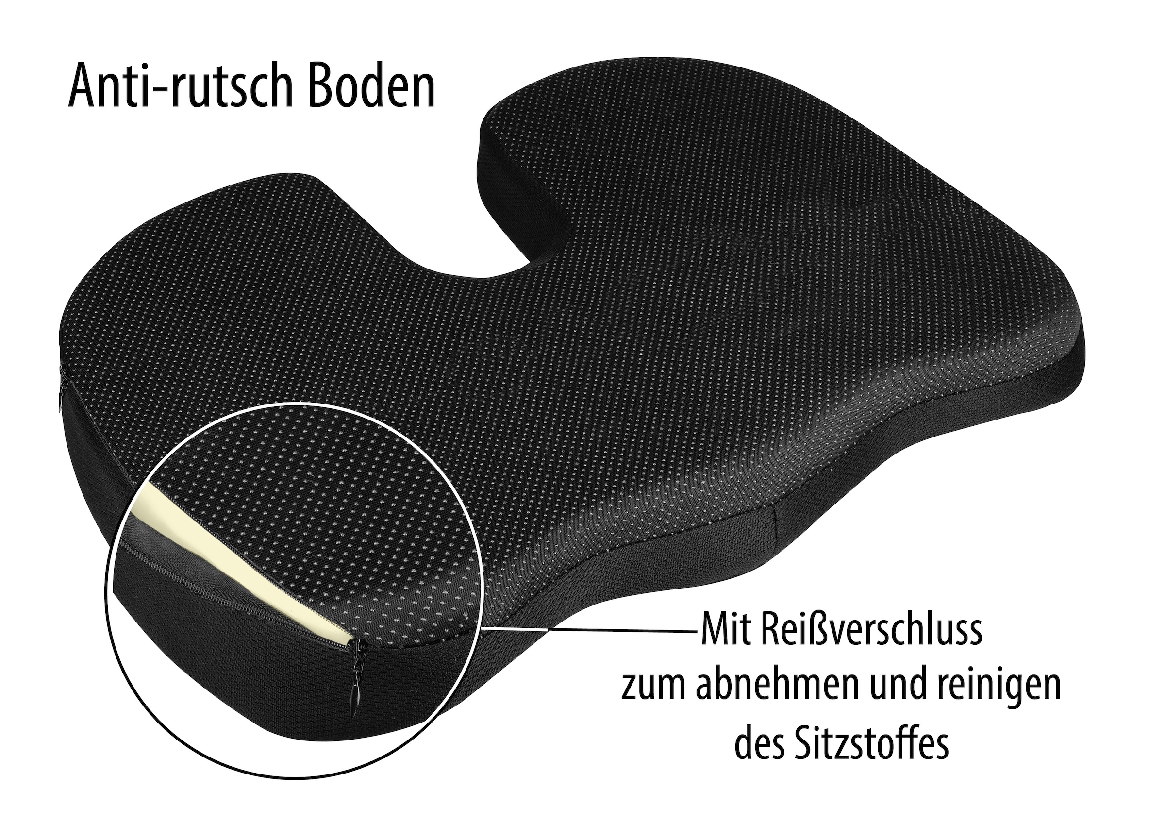 APA Gelkissen »Sitzkissen Memory Foam«, (1 tlg.)