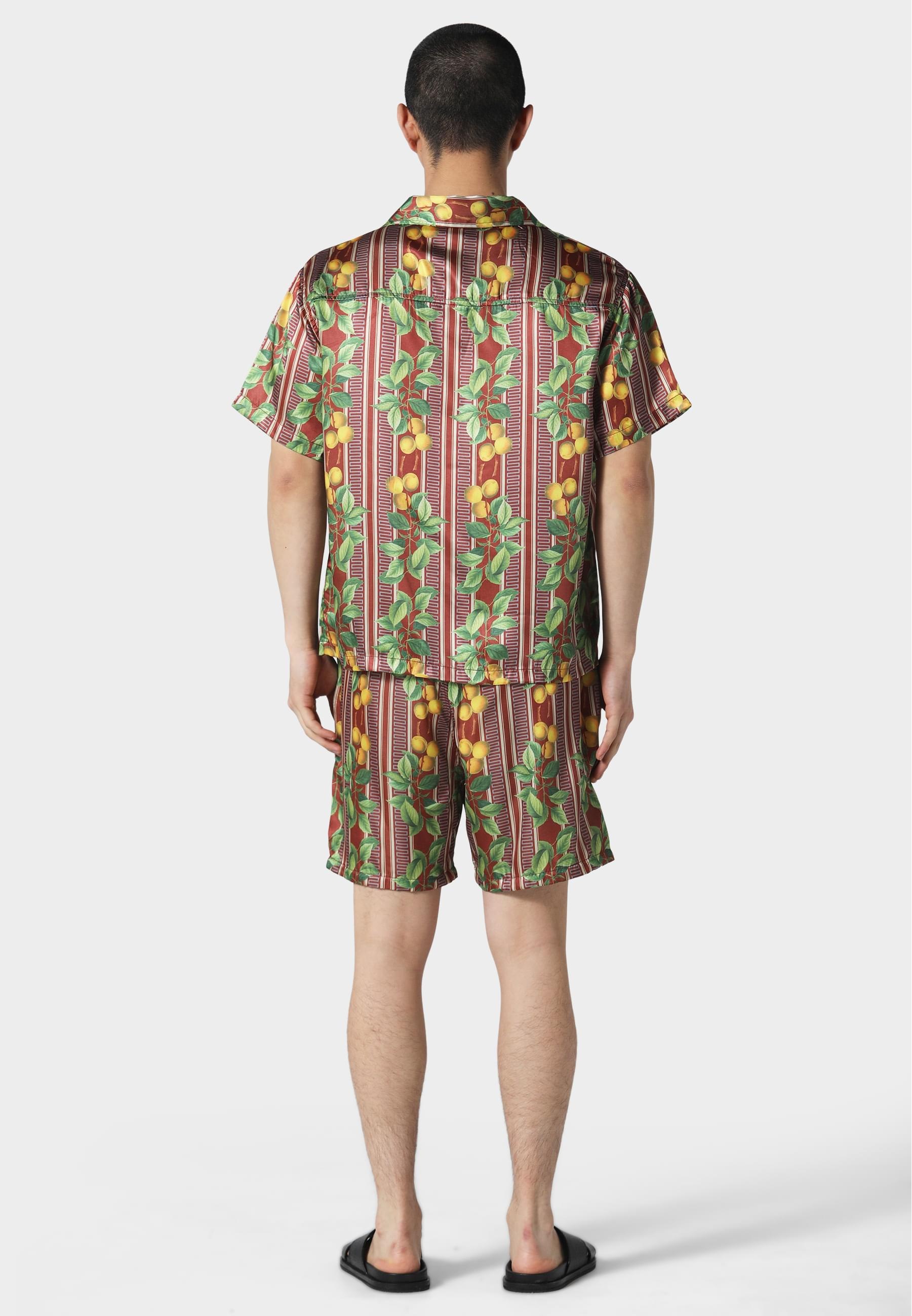 Pas De Monaco Langarmhemd »Pas De Monaco FRUITS CUBAN SHIRT«, (1 tlg.)