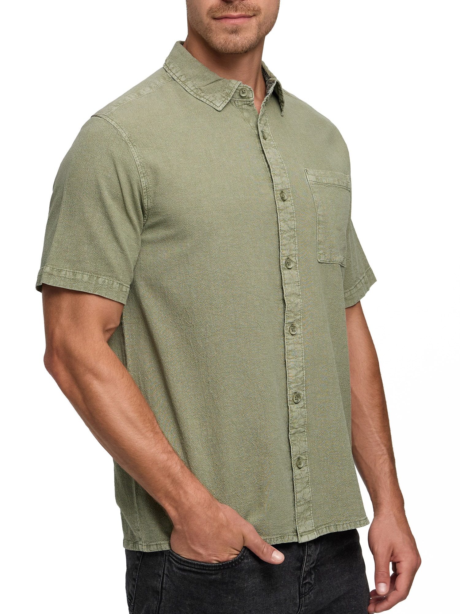 Thumbnail - Indicode Kurzarmhemd "INTrypto Short Sleeve"