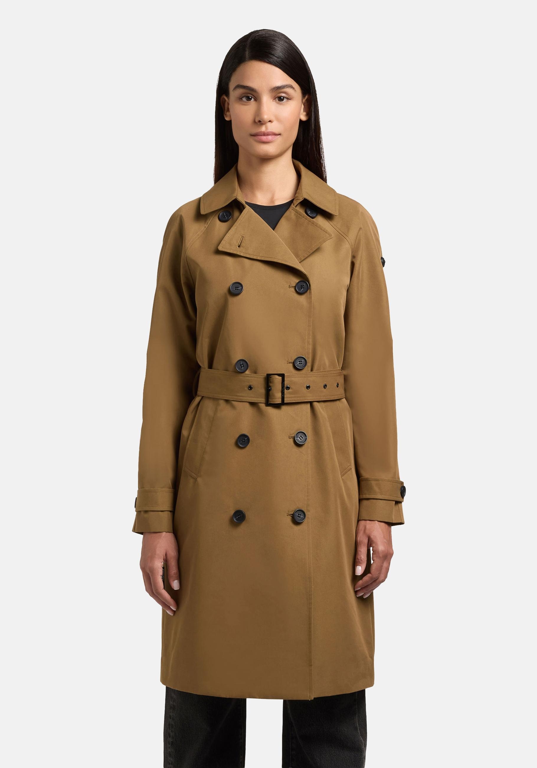 khujo Trenchcoat "Rula2" Klassischer Übergangsmantel mit Knopfleiste günstig online kaufen