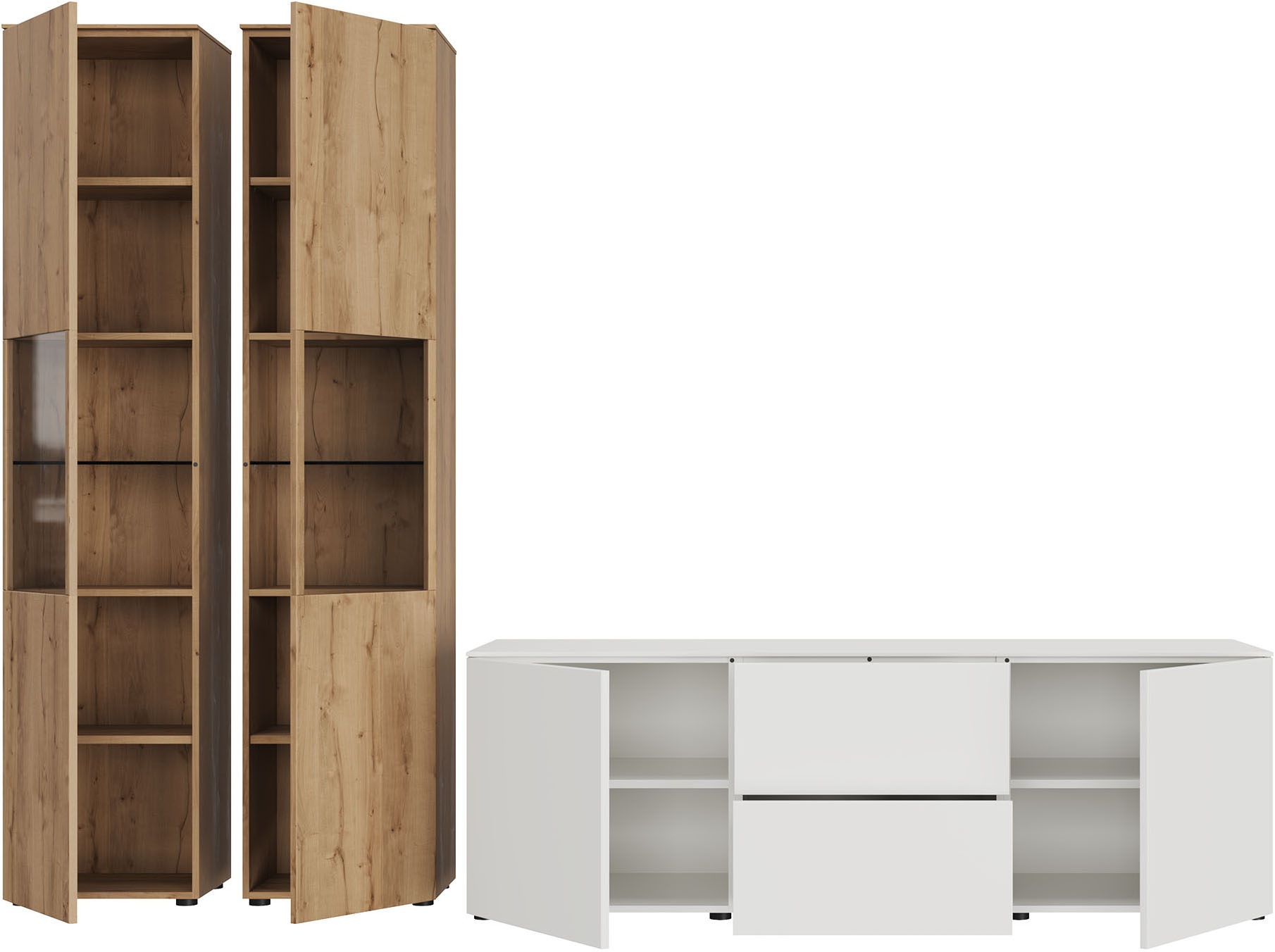 nobilia® Wohnzimmer-Set »Avala, variabel montierbar«