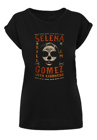 T-Shirt »Merchcode Damen Ladies Selena Gomez Black Gloves T-Shirt«, (1 tlg.)