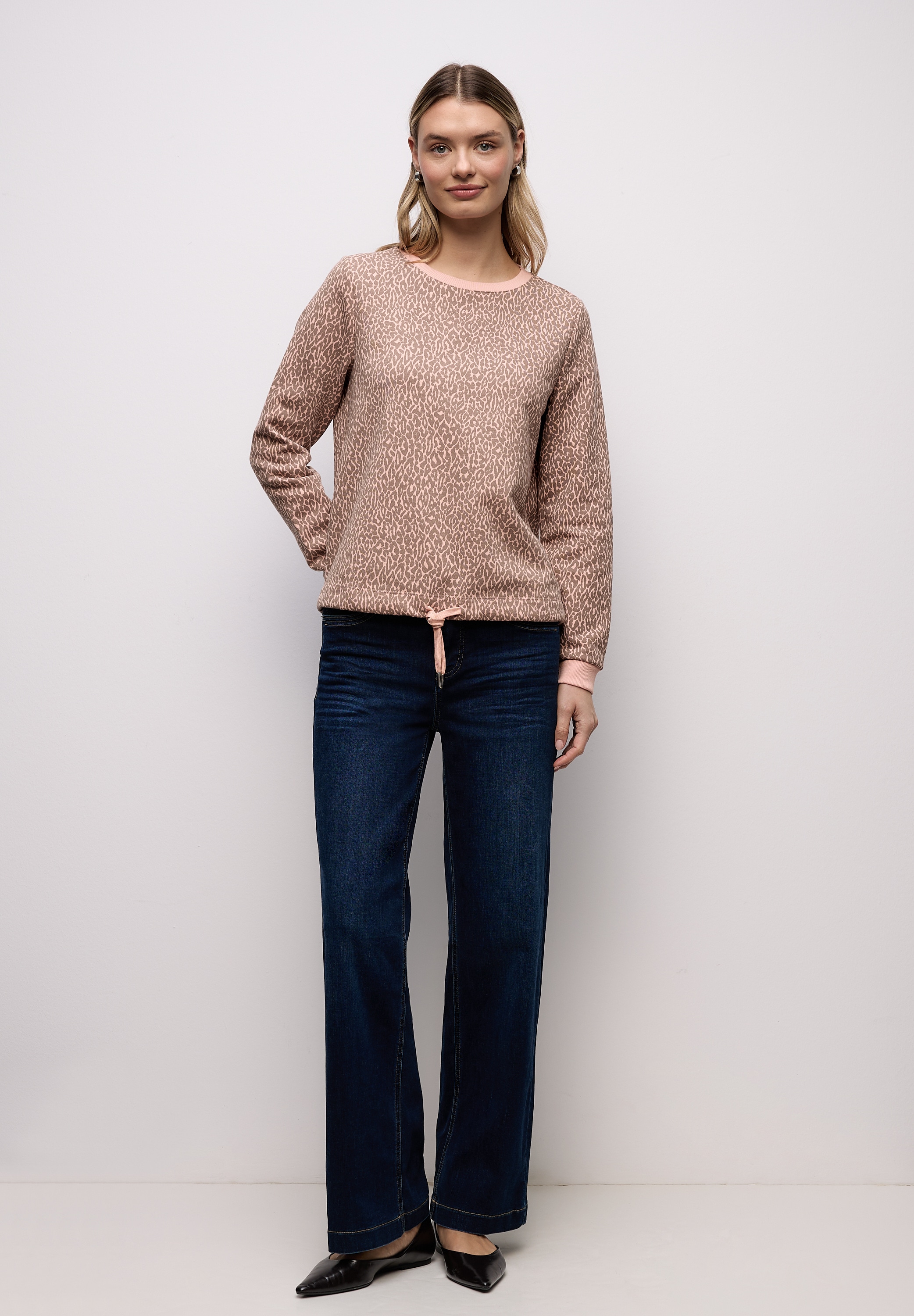 STREET ONE Sweatshirt , mit Rundhalsausschnitt
