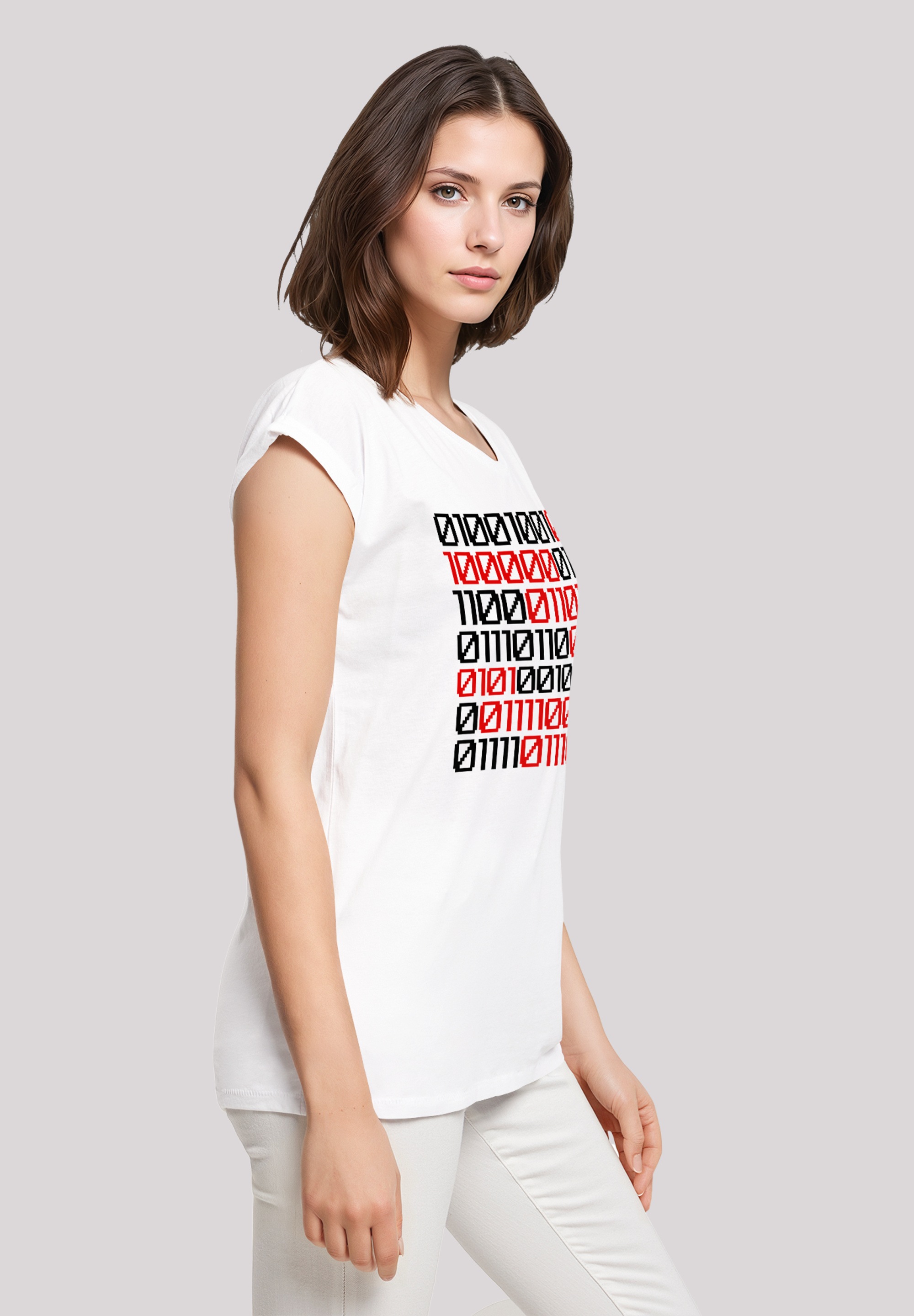 F4NT4STIC T-Shirt »I love you Binary Code Valentinstag«, Premium Qualität