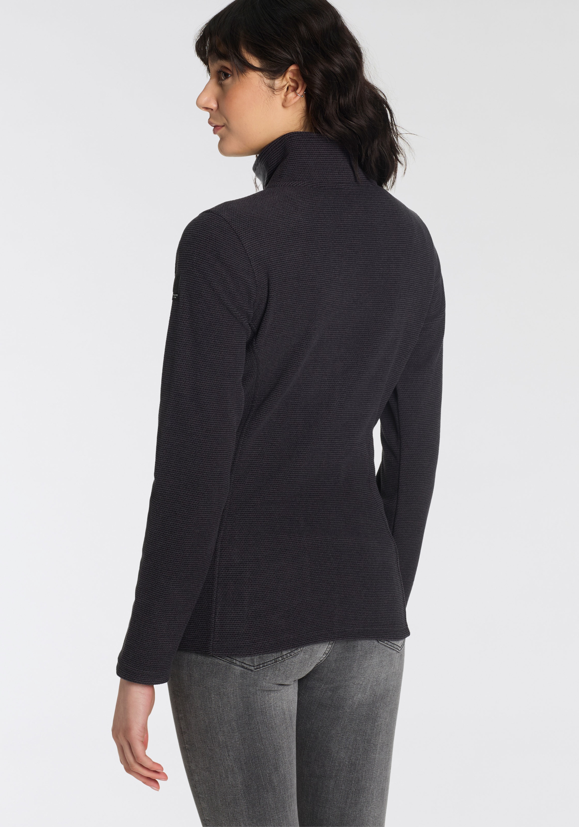 Killtec Fleecejacke aus strukturiertem Material günstig online kaufen