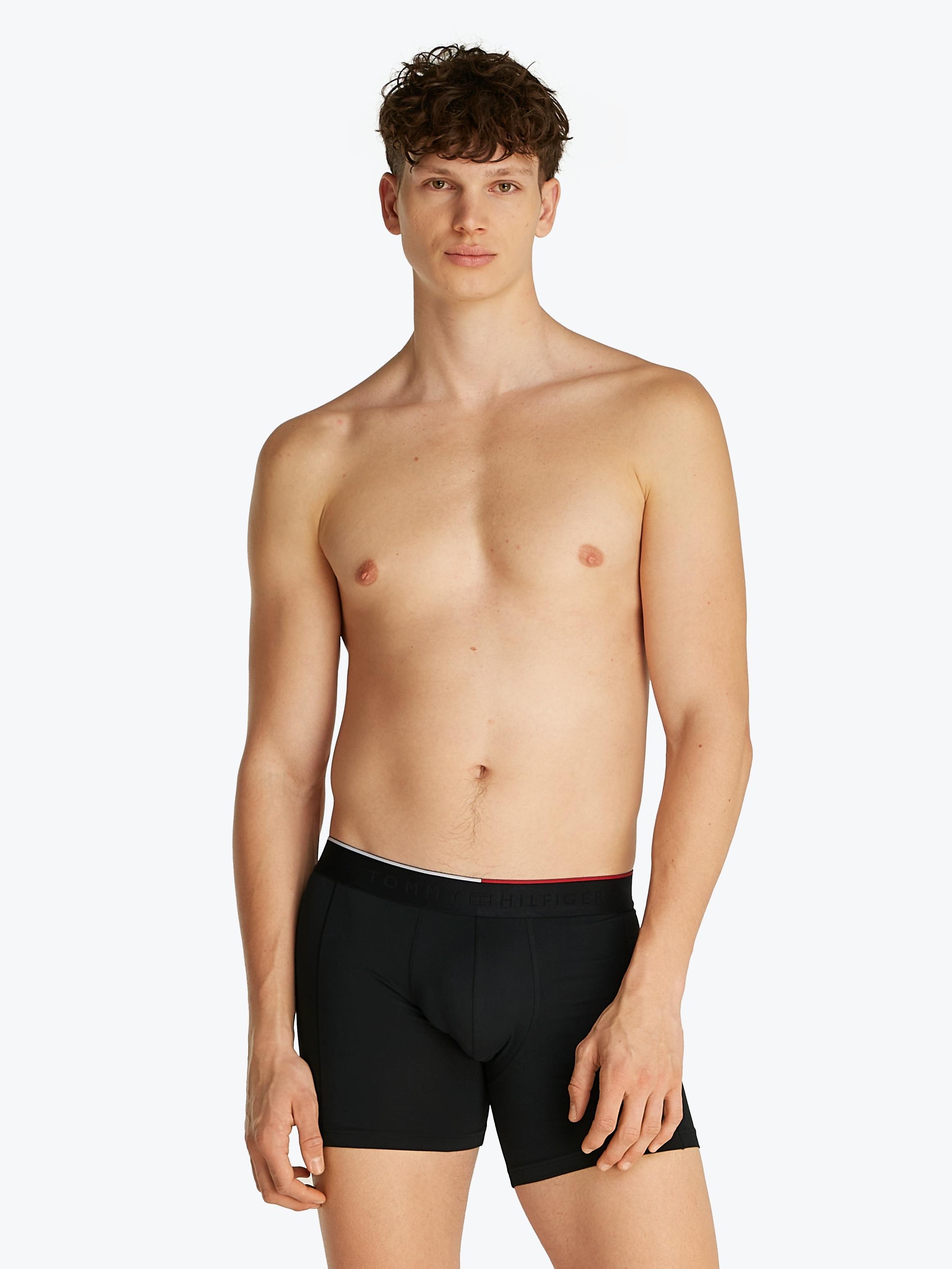 Tommy Hilfiger Underwear Boxer "3P BOXER BRIEF" Packung, 3er, 3 Stk. mit Lo günstig online kaufen