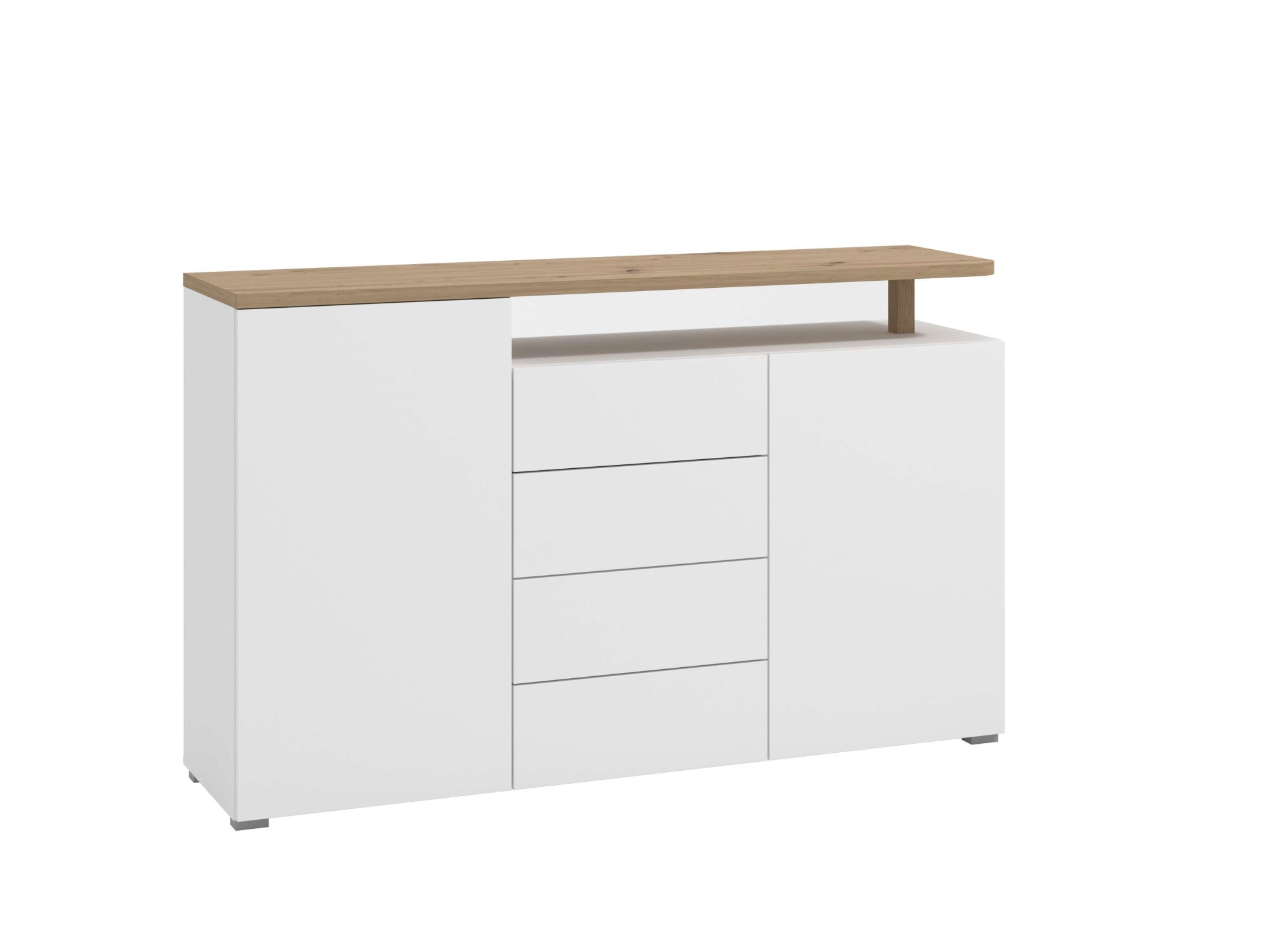 INOSIGN Sideboard »Aterno Kommode, Anrichte«, Breite 154 cm, mit Push-to-Open Funktion