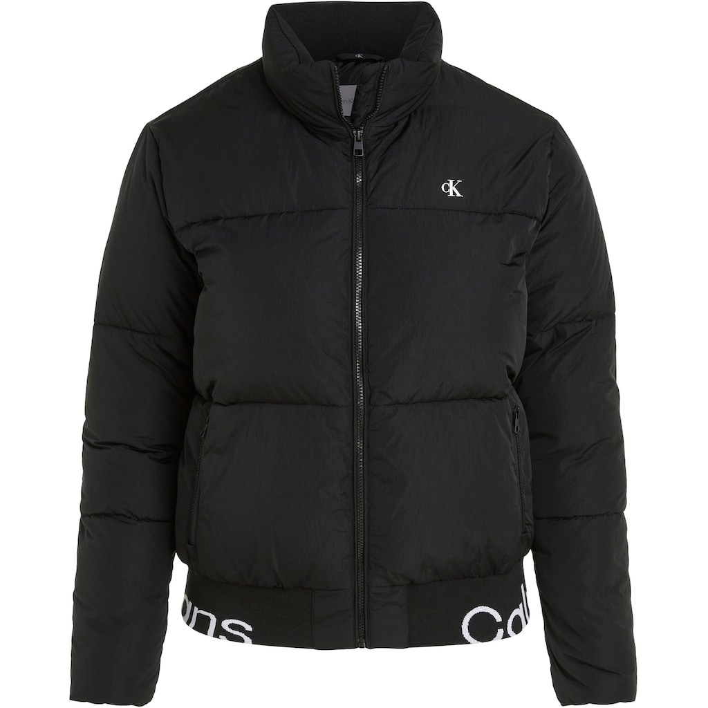 Calvin Klein Jeans Plus Steppjacke »PLUS LOGO HEM SHORT PUFFER«