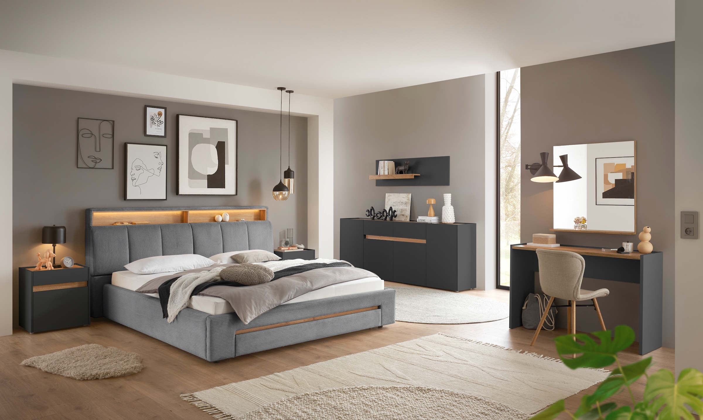 INOSIGN Nachtkommode »CiTY/GiRON, Nachttisch, Nachtschrank, Bestellschrank, Nachtkonsole«, in zwei Farben erhältlich, Stauraumfach und Schublade