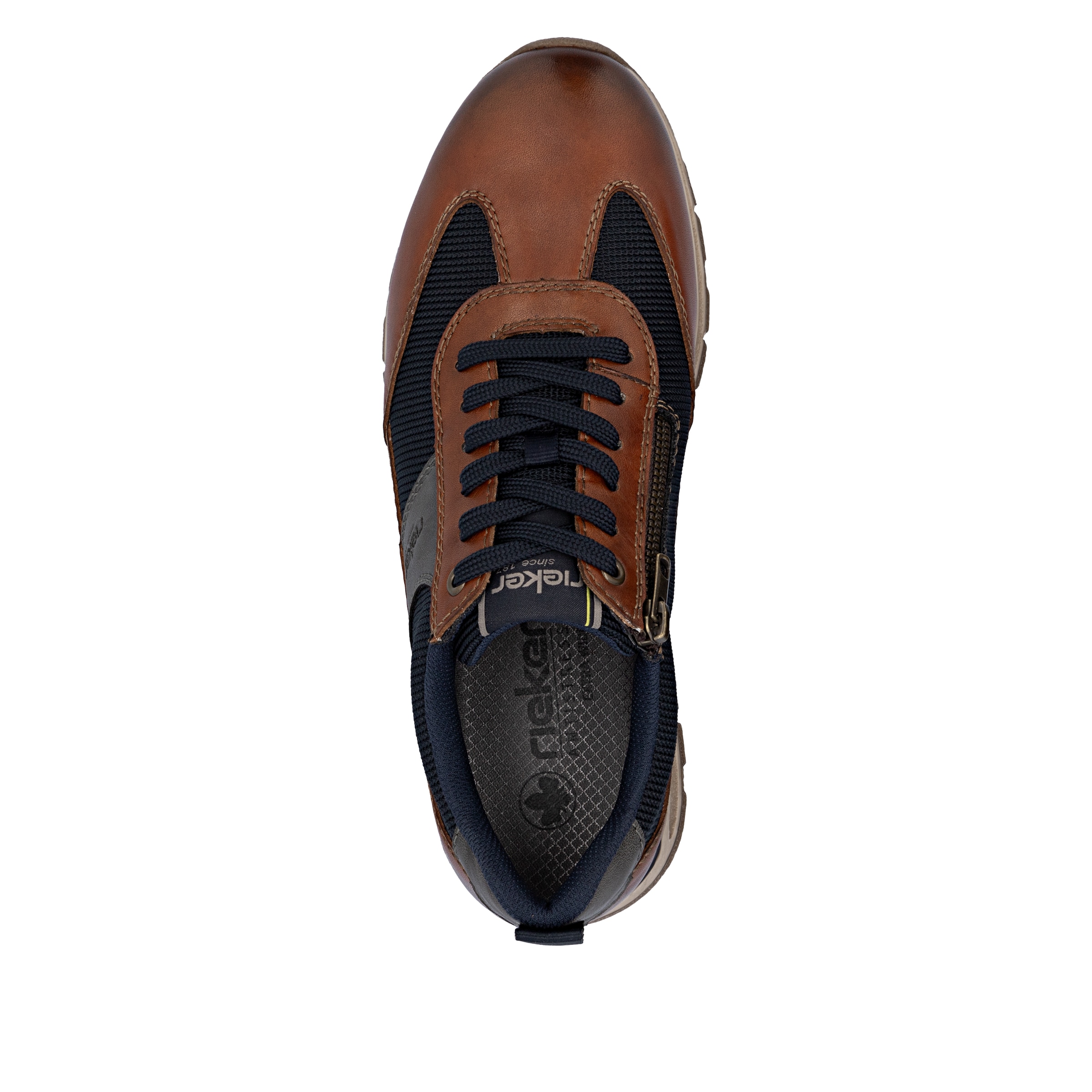 Rieker Sneaker, Schnürschuh, Halbschuh, Casual-Sneaker mit gep. Schaftrand