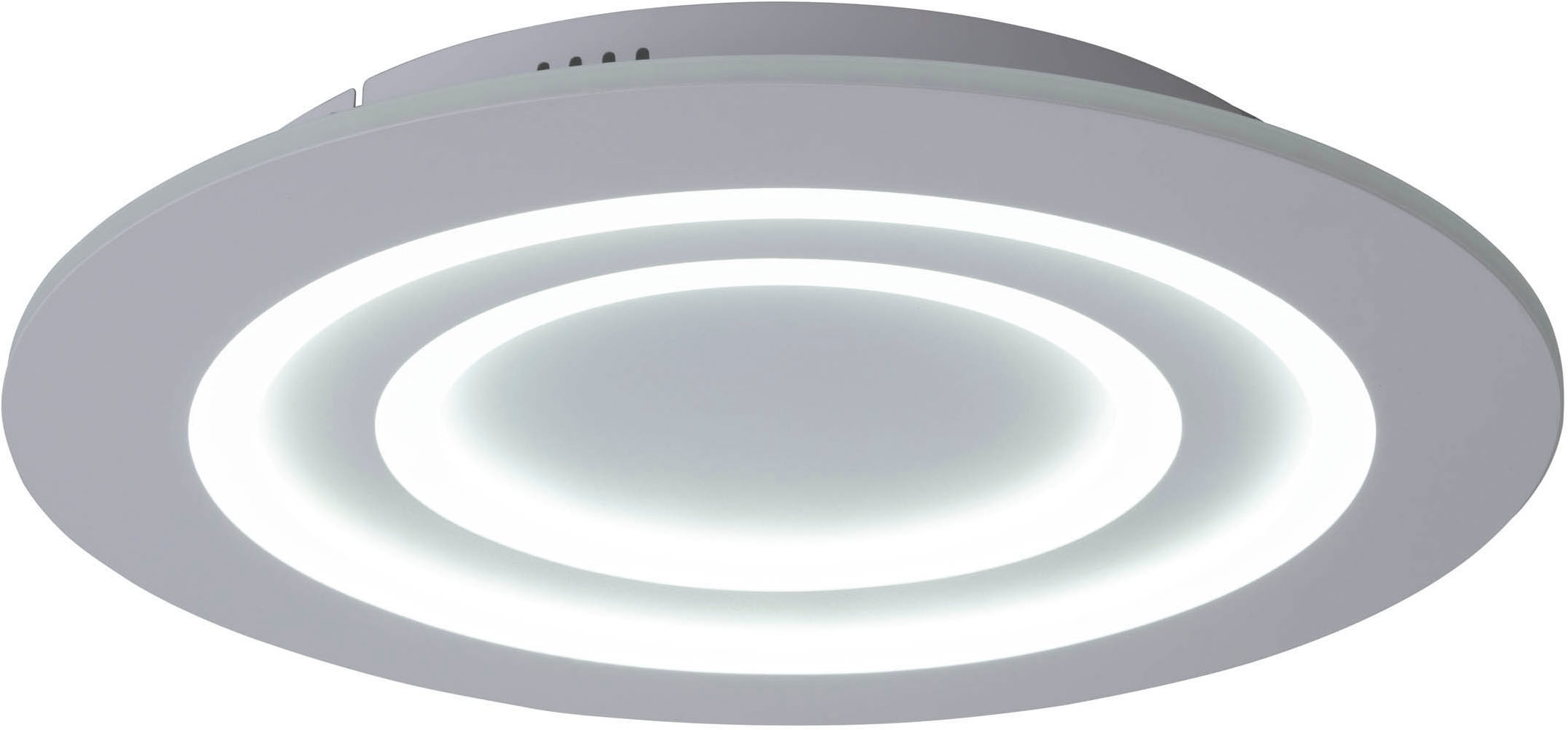näve LED Deckenleuchte »Mirel«, 1 flammig, Leuchtmittel LED-Modul | LED fest integriert, RGB, CCT, Memory, Nachtlicht, stufenlos dimmbar per Funk-Fernbedienung