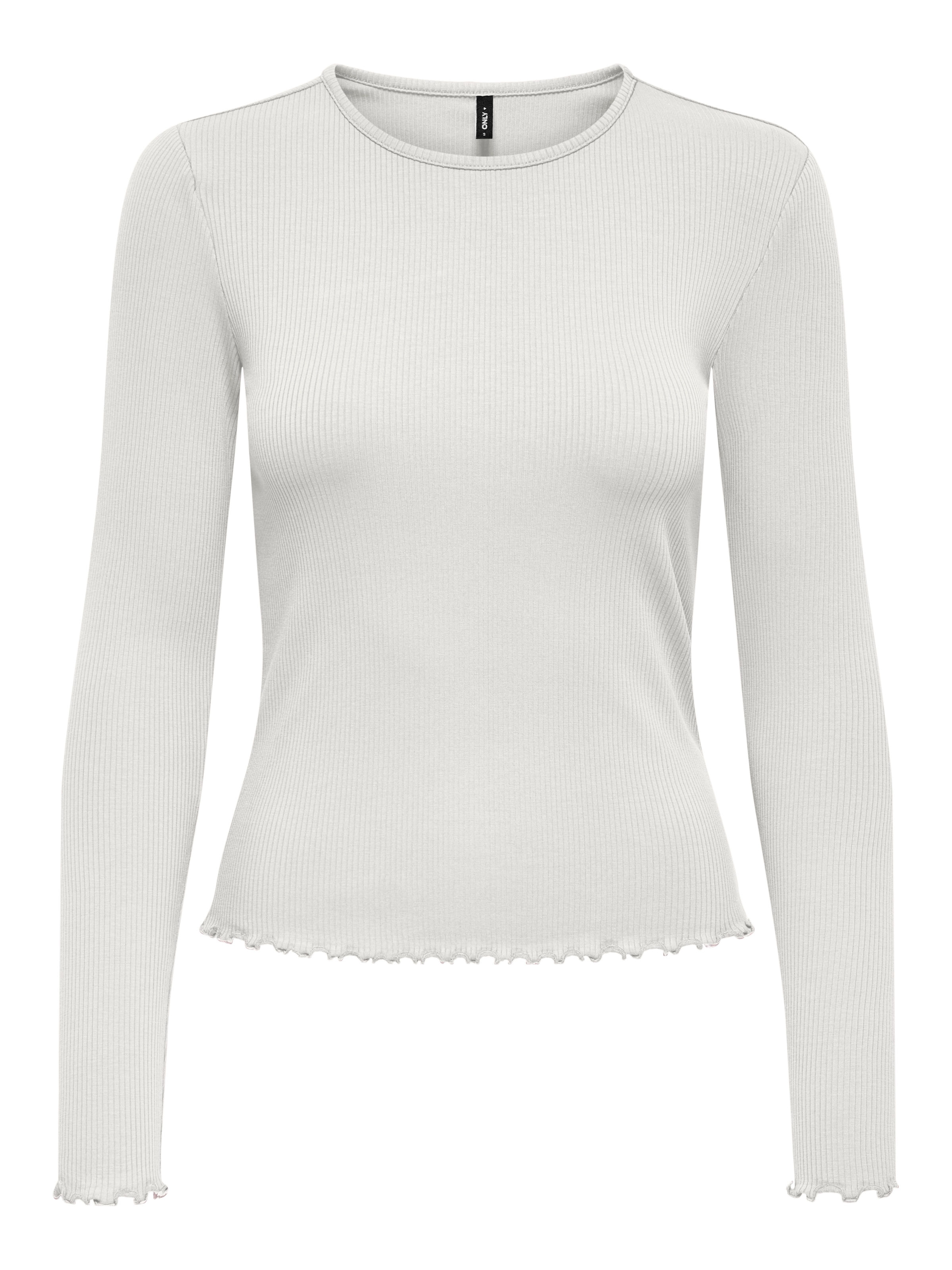 ONLY Langarmshirt »ONLINA L/S O-NECK TOP JRS«