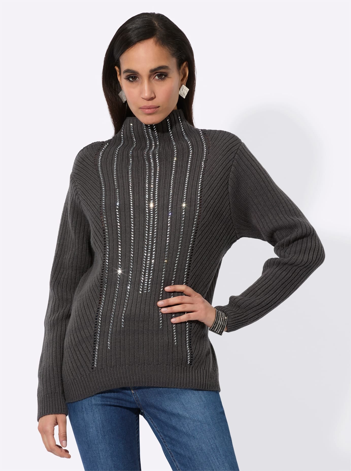 creation L Strickpullover »Merino-Mix-Pullover«