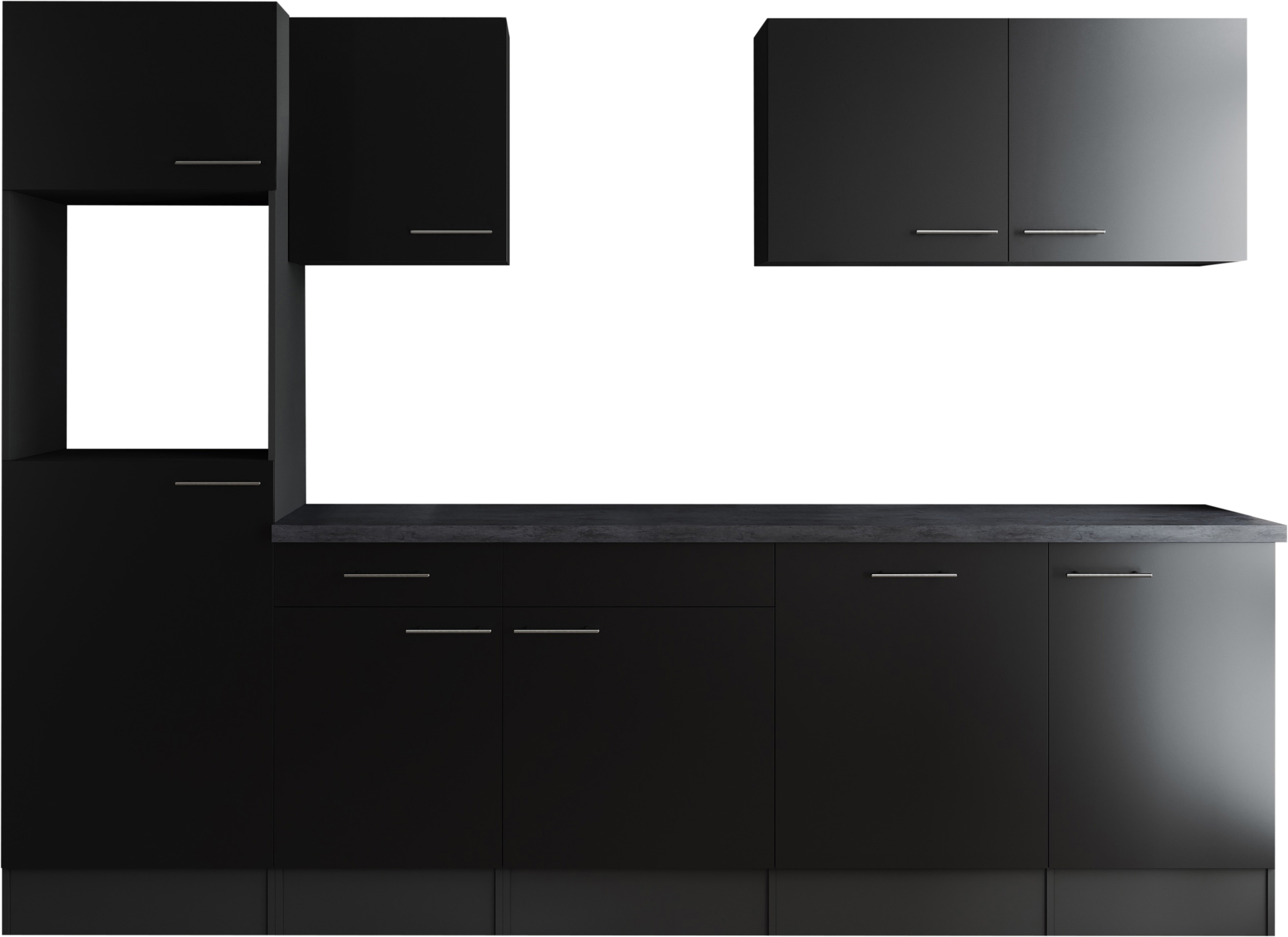 RESPEKTA Küchenzeile "Oliver" Breite 280 cm, 90 cm Arbeitshöhe, in exklusiv günstig online kaufen