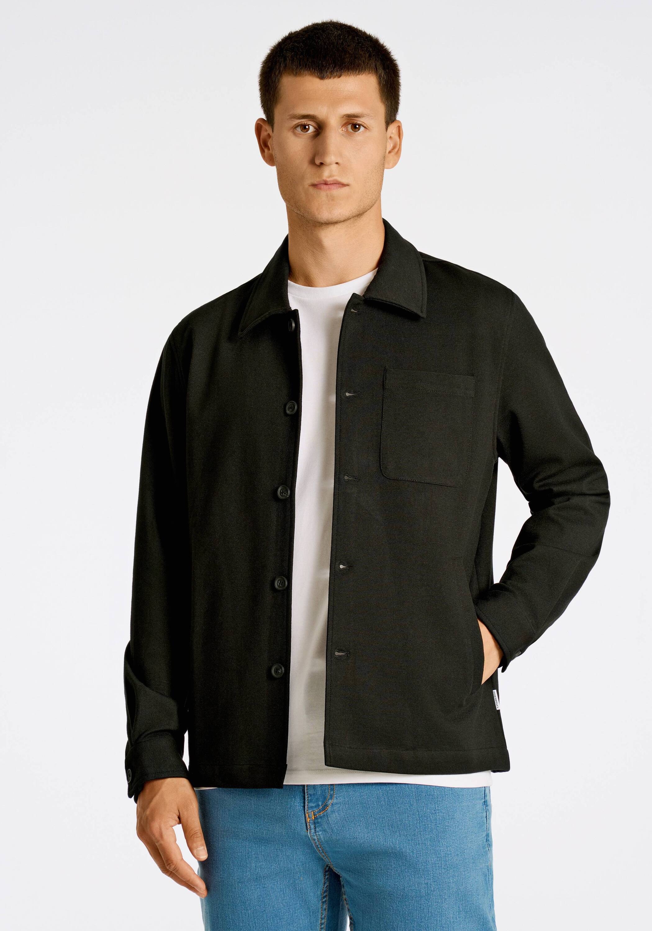 LINDBERGH Hemdjacke "Lindbergh Hemdjacke, Oberhemd" günstig online kaufen