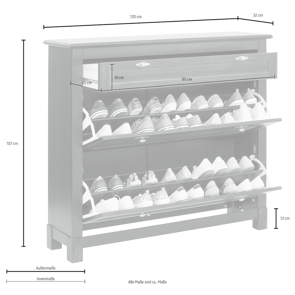 Home affaire Schuhkommode »Rauna«