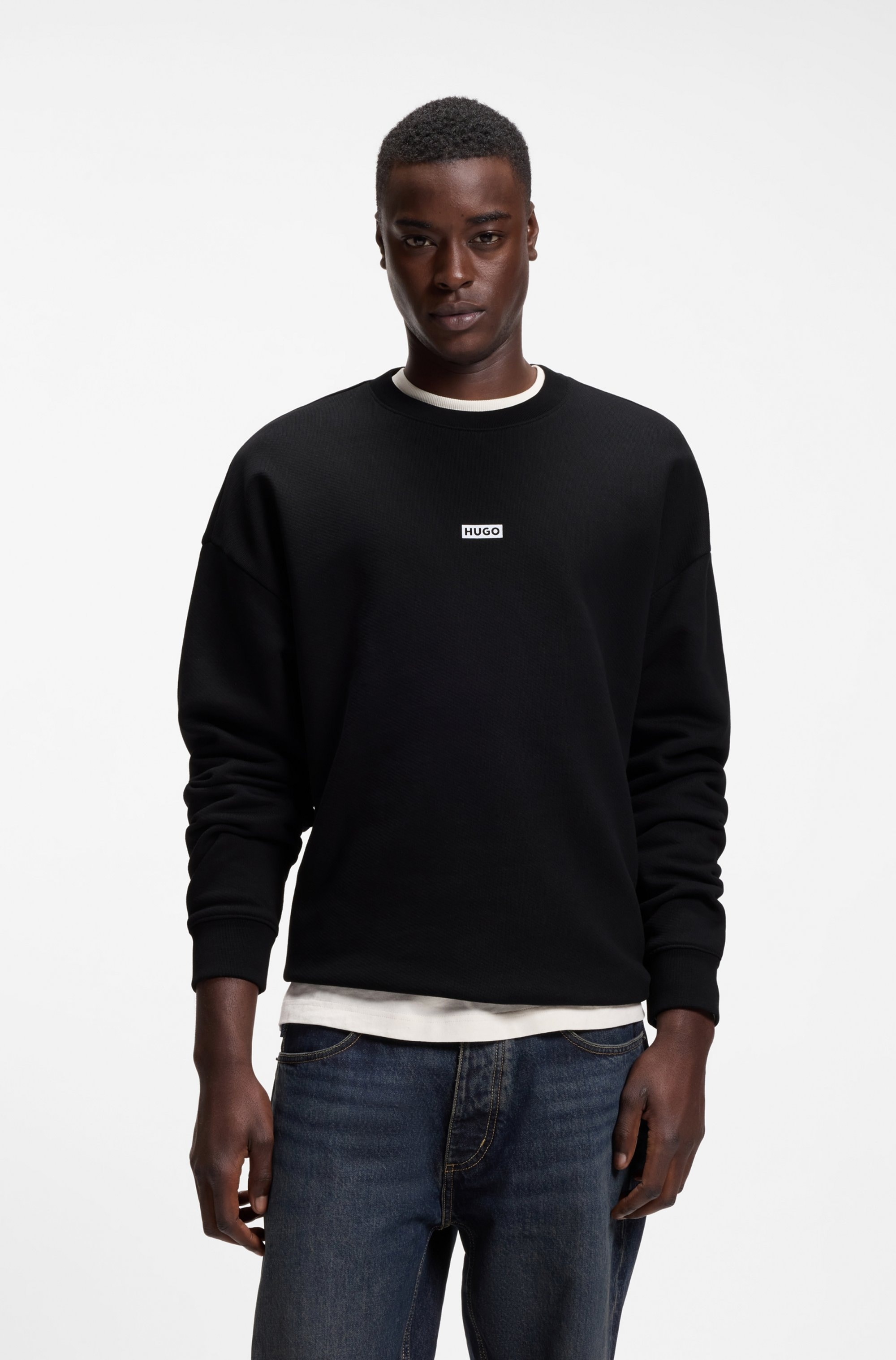 HUGO Sweatshirt "Naviu", mit Rückendruck