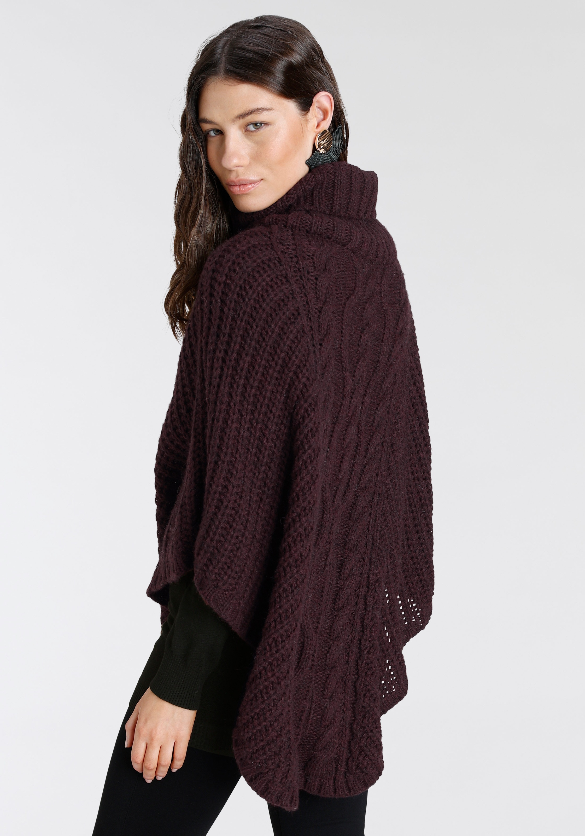 Laura Scott XXL-Schal, Strickponcho günstig online kaufen