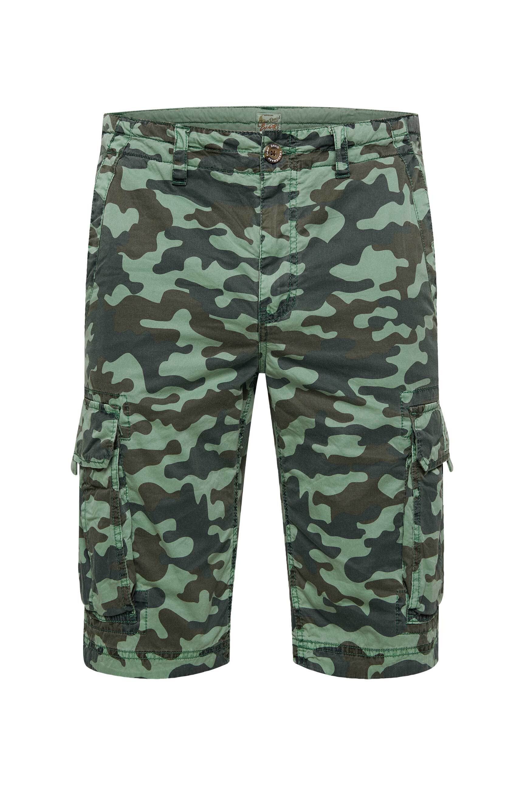 CAMP DAVID Cargoshorts, mit Zugbänder im Hosensaum