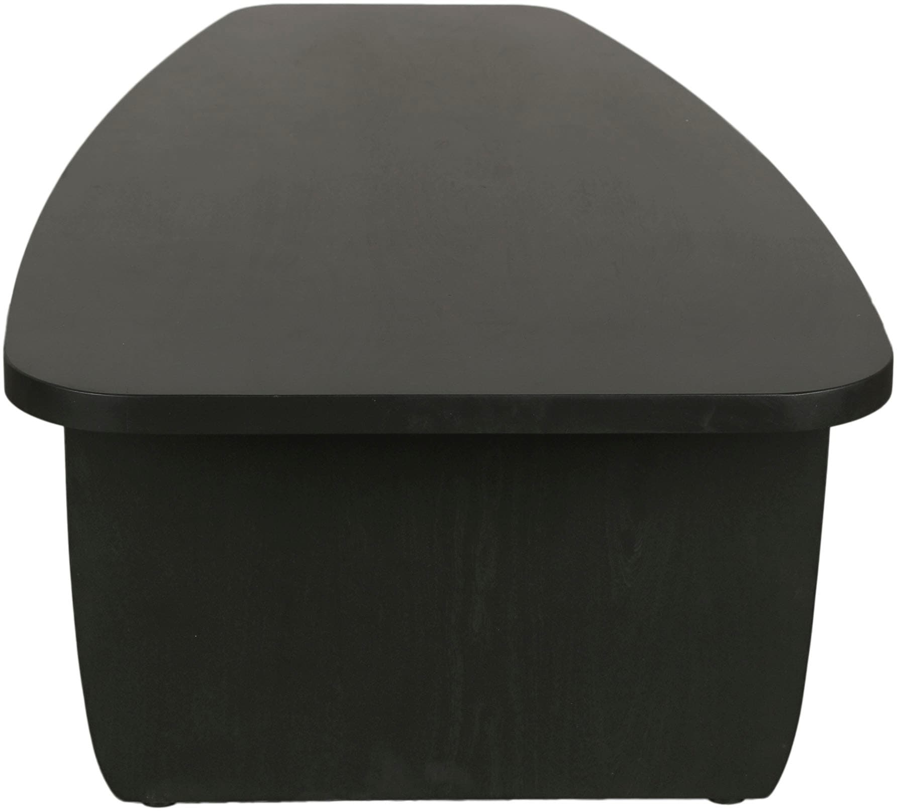 byLIVING Couchtisch »Bolt«, (1 St.), Freiform Tisch in Akazie Massivholz schwarz lackiert, 25mm Tischplatte