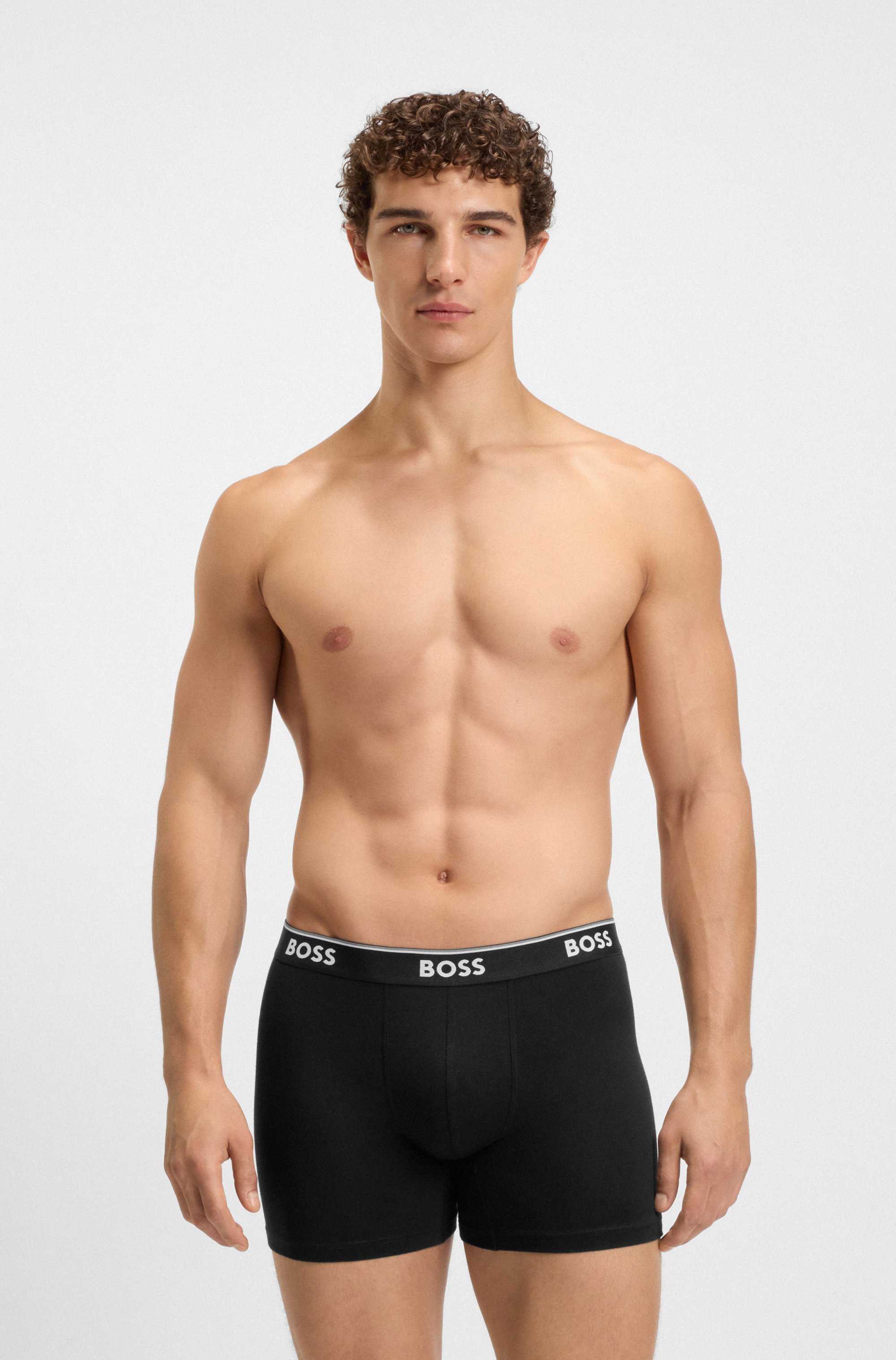 Thumbnail - BOSS Boxershorts "BoxerBr 3P Power" 3 Stk. tlg.