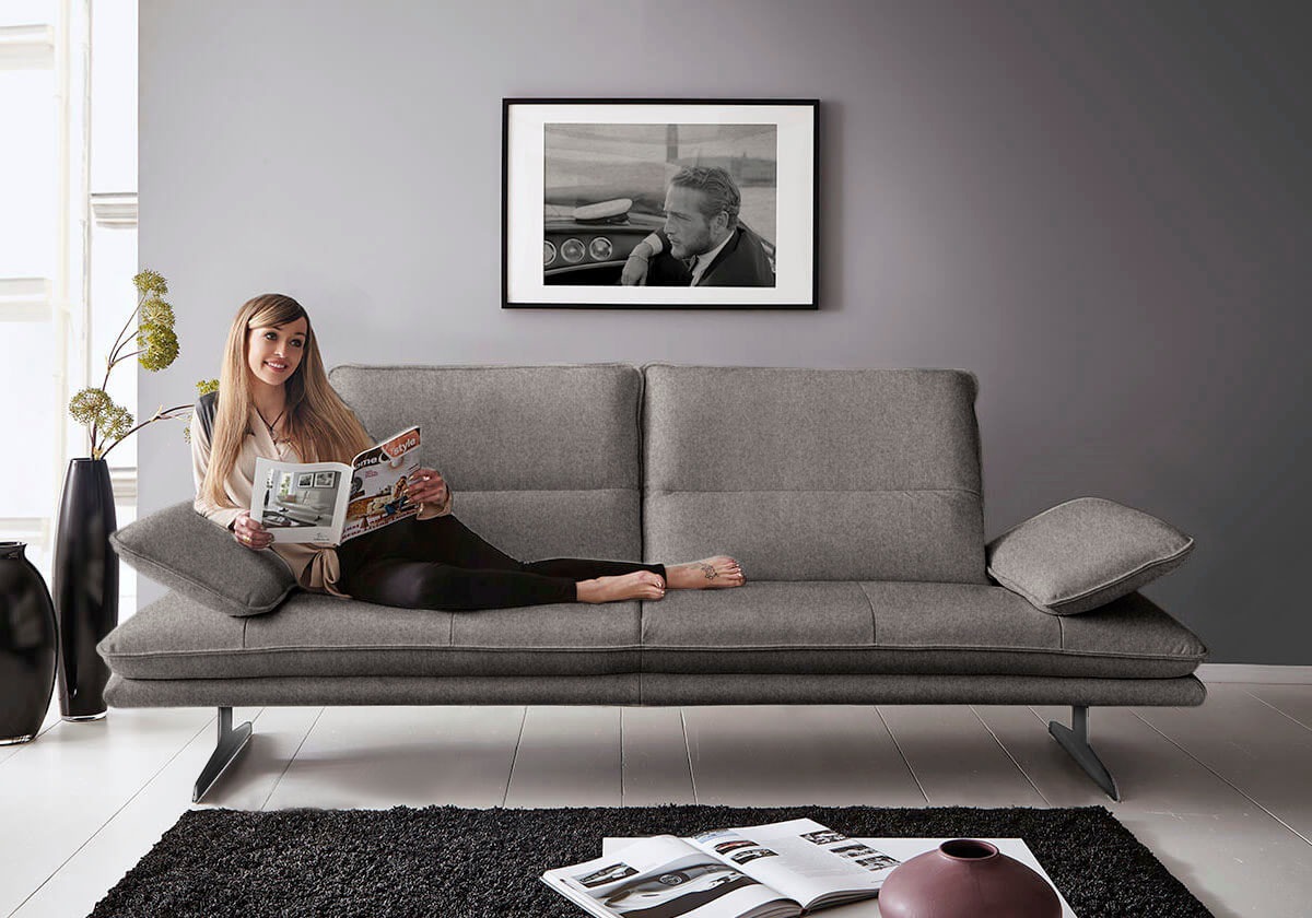 Thumbnail - W.SCHILLIG 2,5-Sitzer "broadway Designsofa mit hohem Sitzkomfort" Sitztiefenverstellung, Kopfteil- & Seitenteilverstellu...
