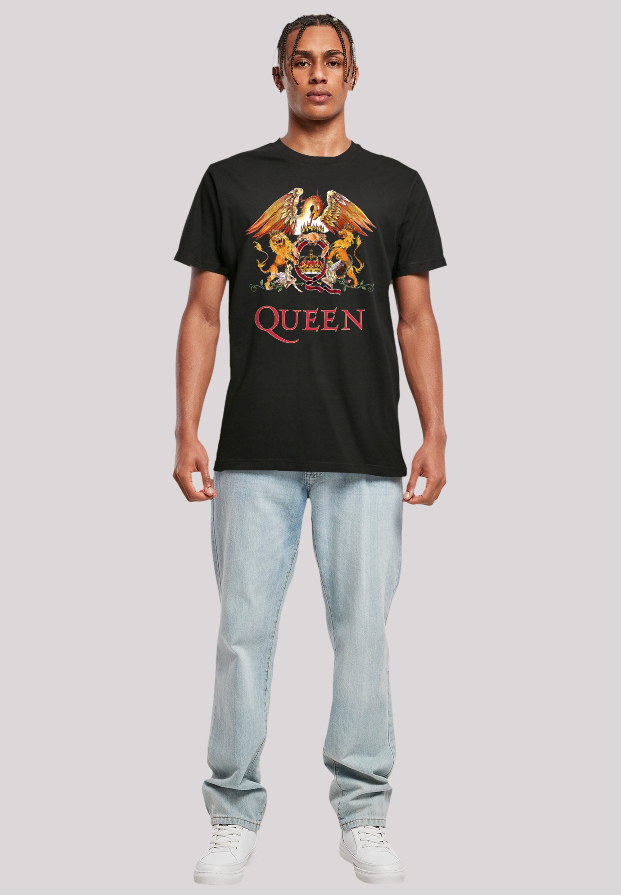 F4NT4STIC T-Shirt »Queen Classic Crest«, Print