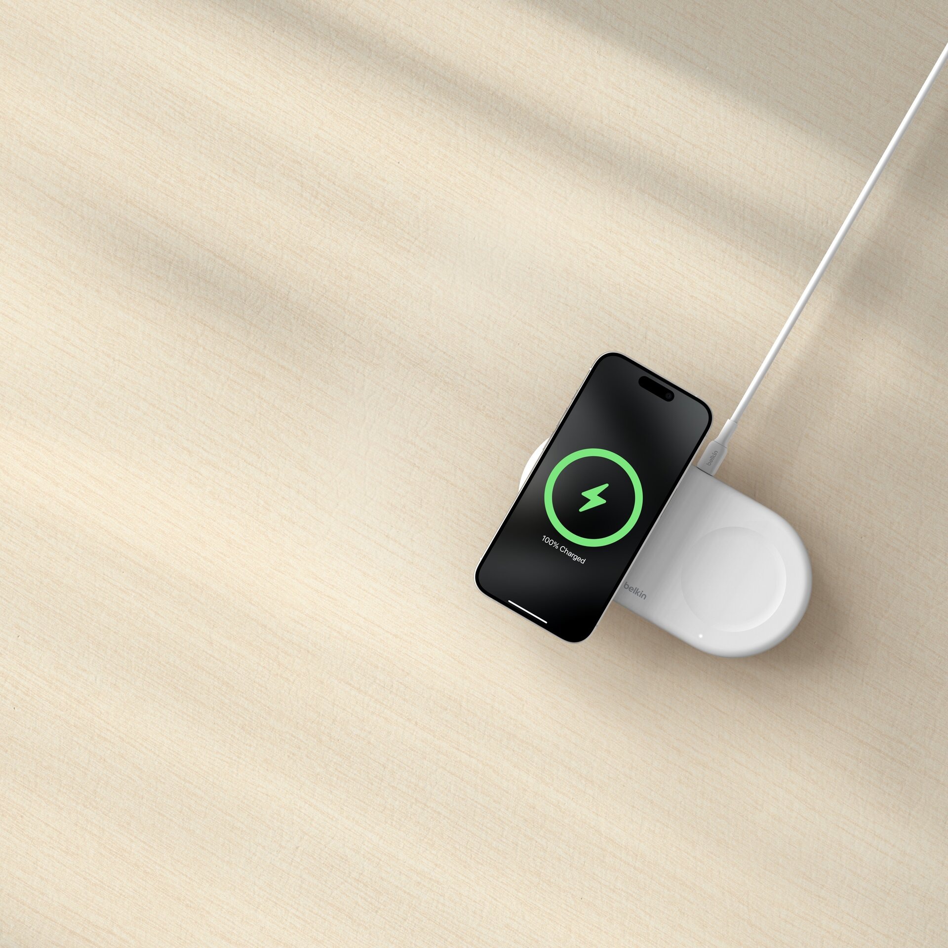 Belkin Wireless Charger »BOOST CHARGE PRO 2in1 Ladepad Qi2 15 Watt«