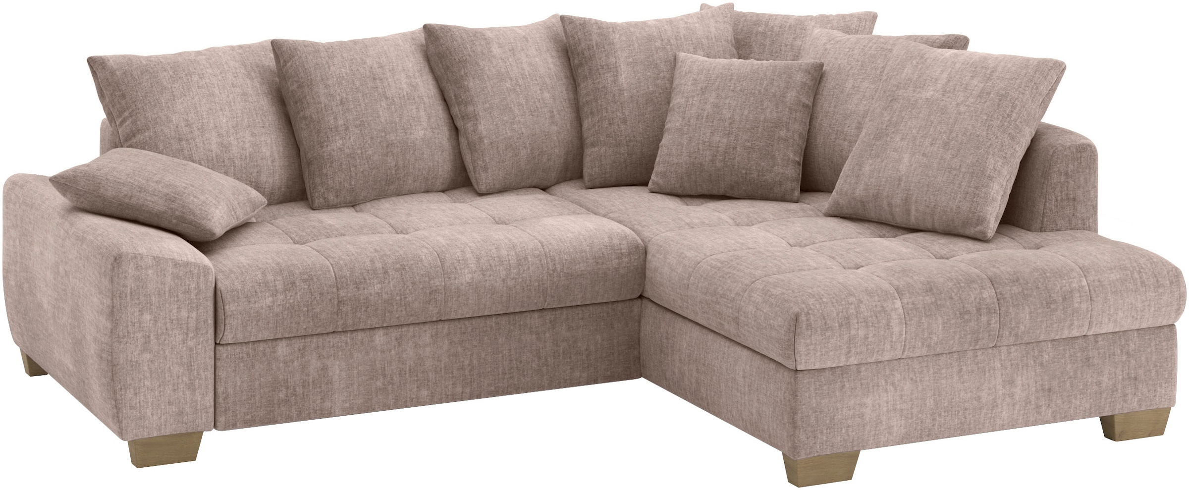Mr. Couch Ecksofa "Nikita II, L-Form", Wahlweise mit Bettfunktion, Bettkast günstig online kaufen