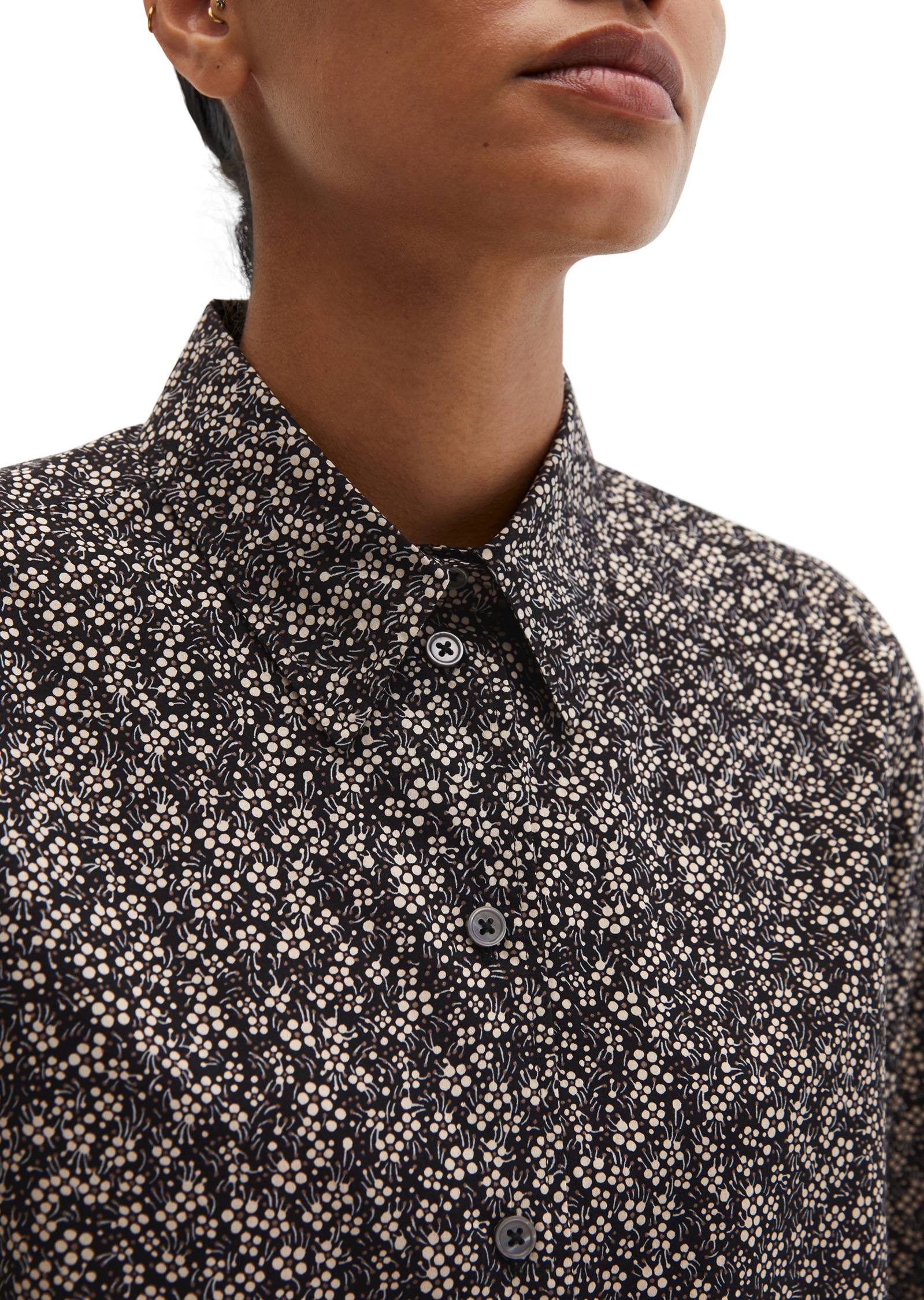 Marc O'Polo Langarmbluse »aus Papertouch-Popeline«