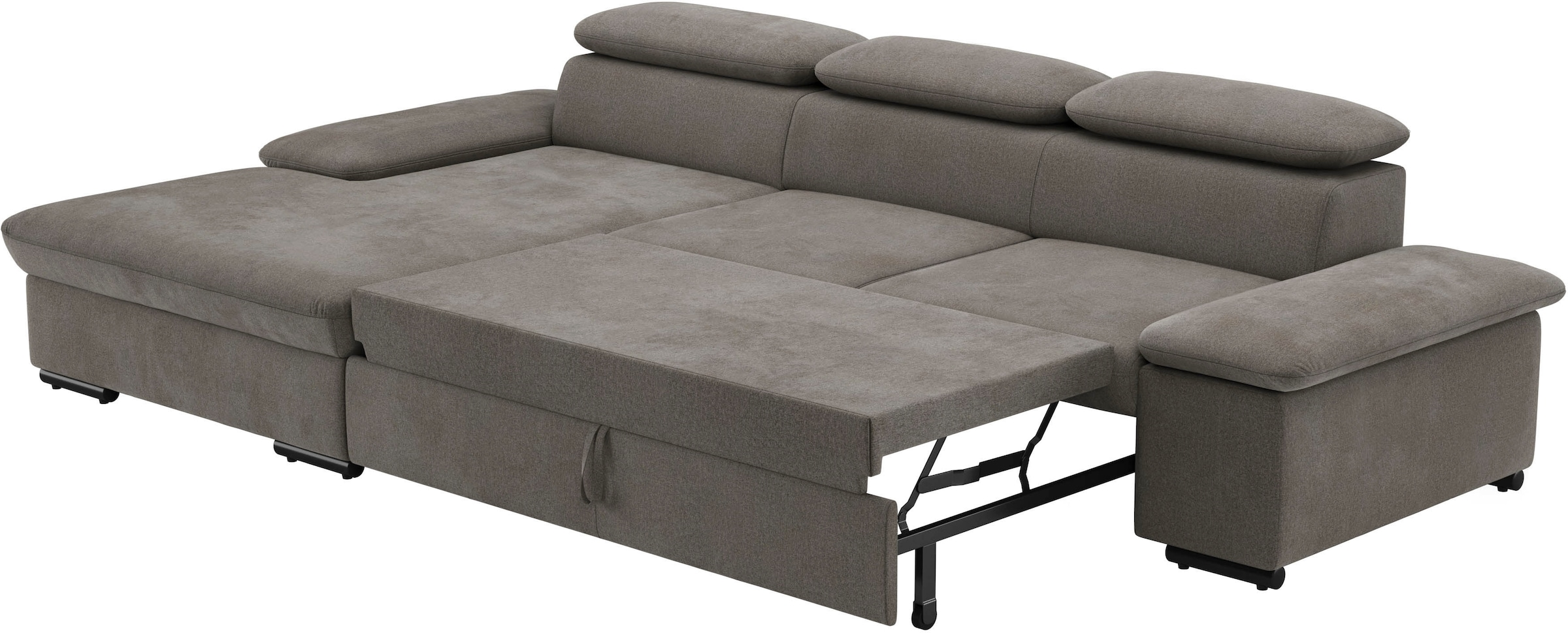 sit&more Ecksofa »Alcudia L-Form«, wahlweise mit Bettfunktion