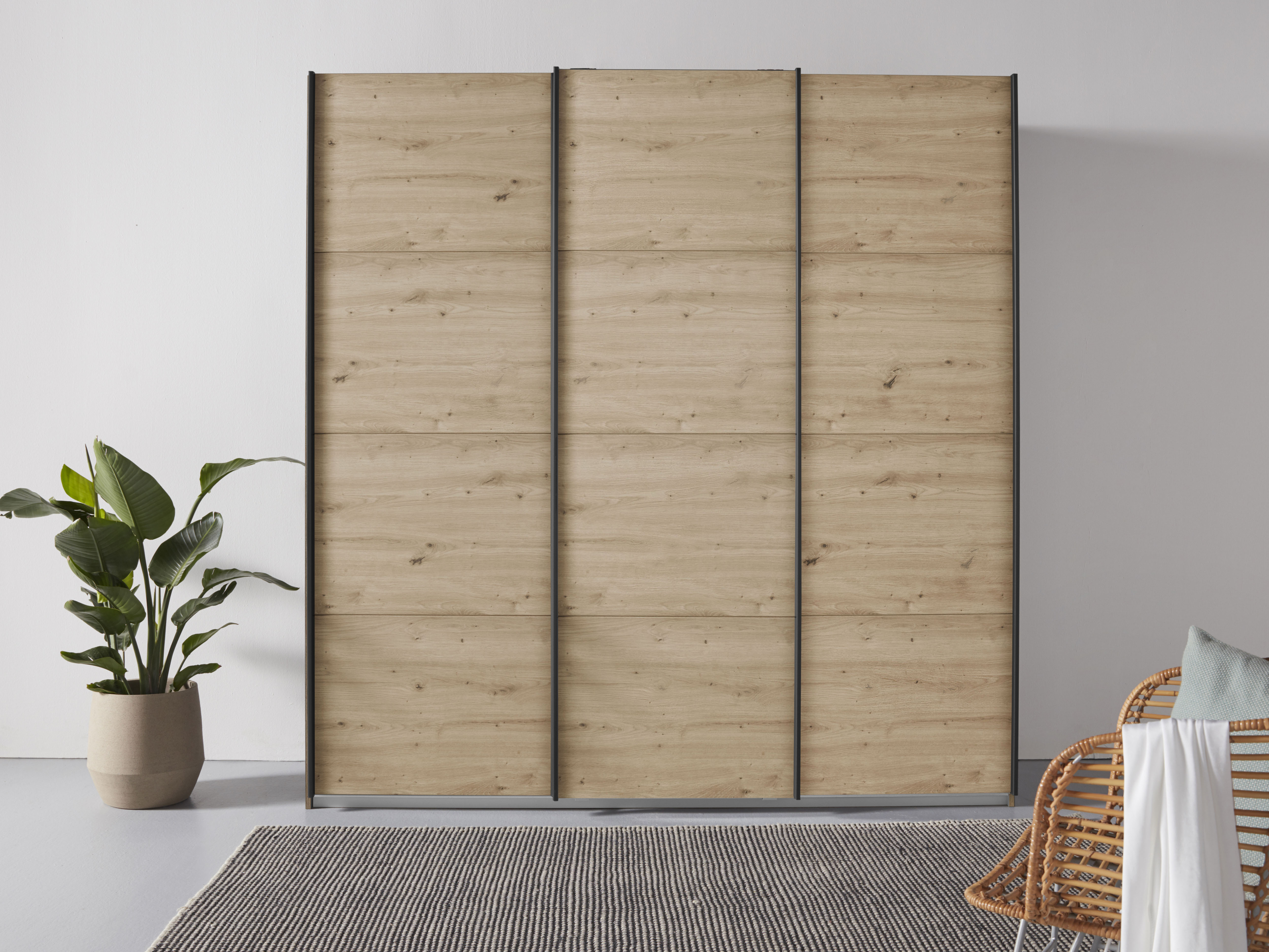 OTTO home Kleiderschrank "Mehrzweckschrank Aktenschrank Möbel Mietswohnung TOPSELLER OTELI" 3 Ausstattungen BASIC/CLASSIC/PREMIUM (inkl. SOFT-CLOSE-FUNKTION), Breiten 203/271/315/360 cm Höhen 210/229 cm MADE IN GERMANY